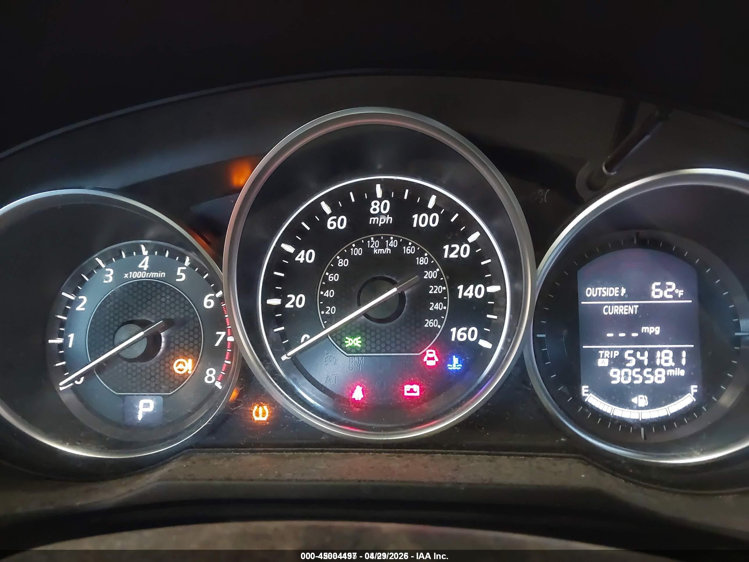 2015 Mazda Mazda6 I Sport Red vin: JM1GJ1U54F1181078