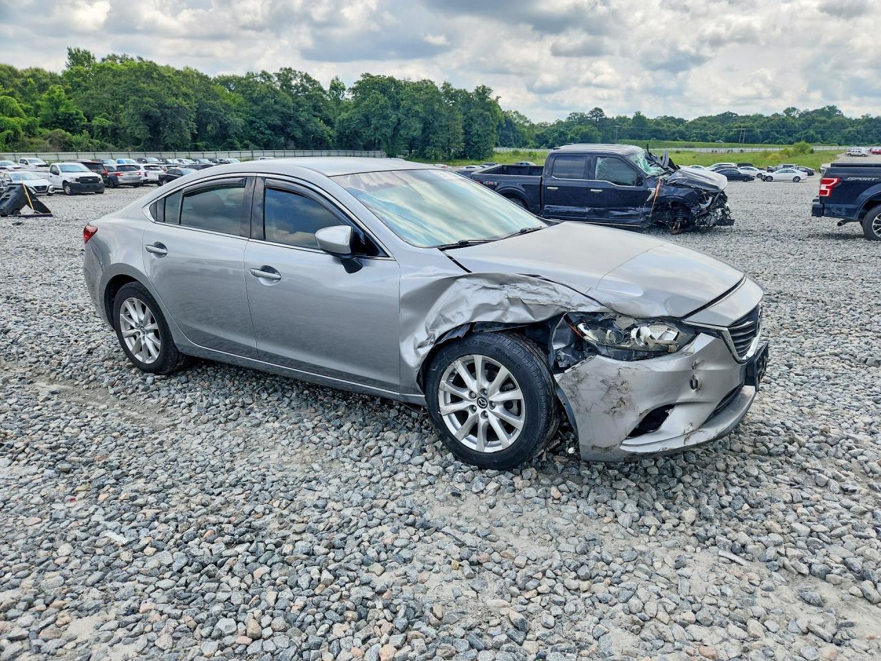 2015 Mazda 6 Sport Silver vin: JM1GJ1U54F1208103