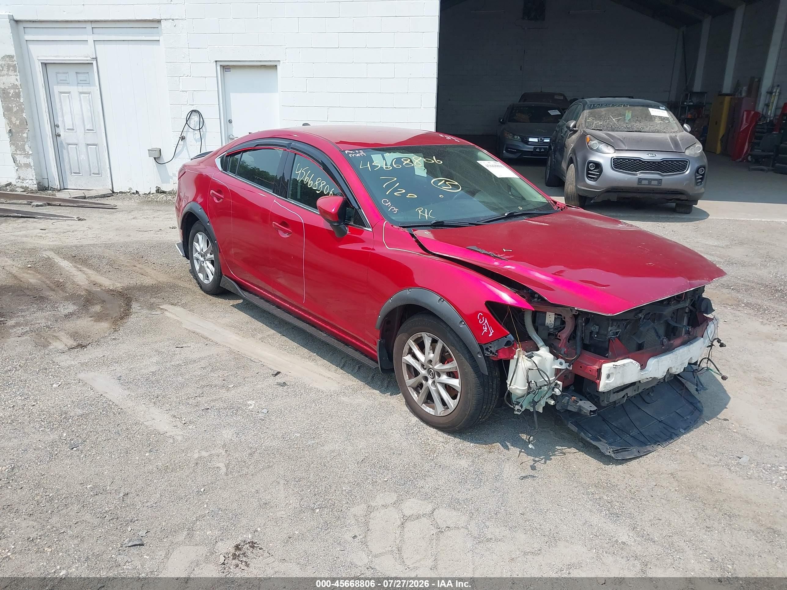 2014 Mazda Mazda6 I Sport Red vin: JM1GJ1U56E1107983