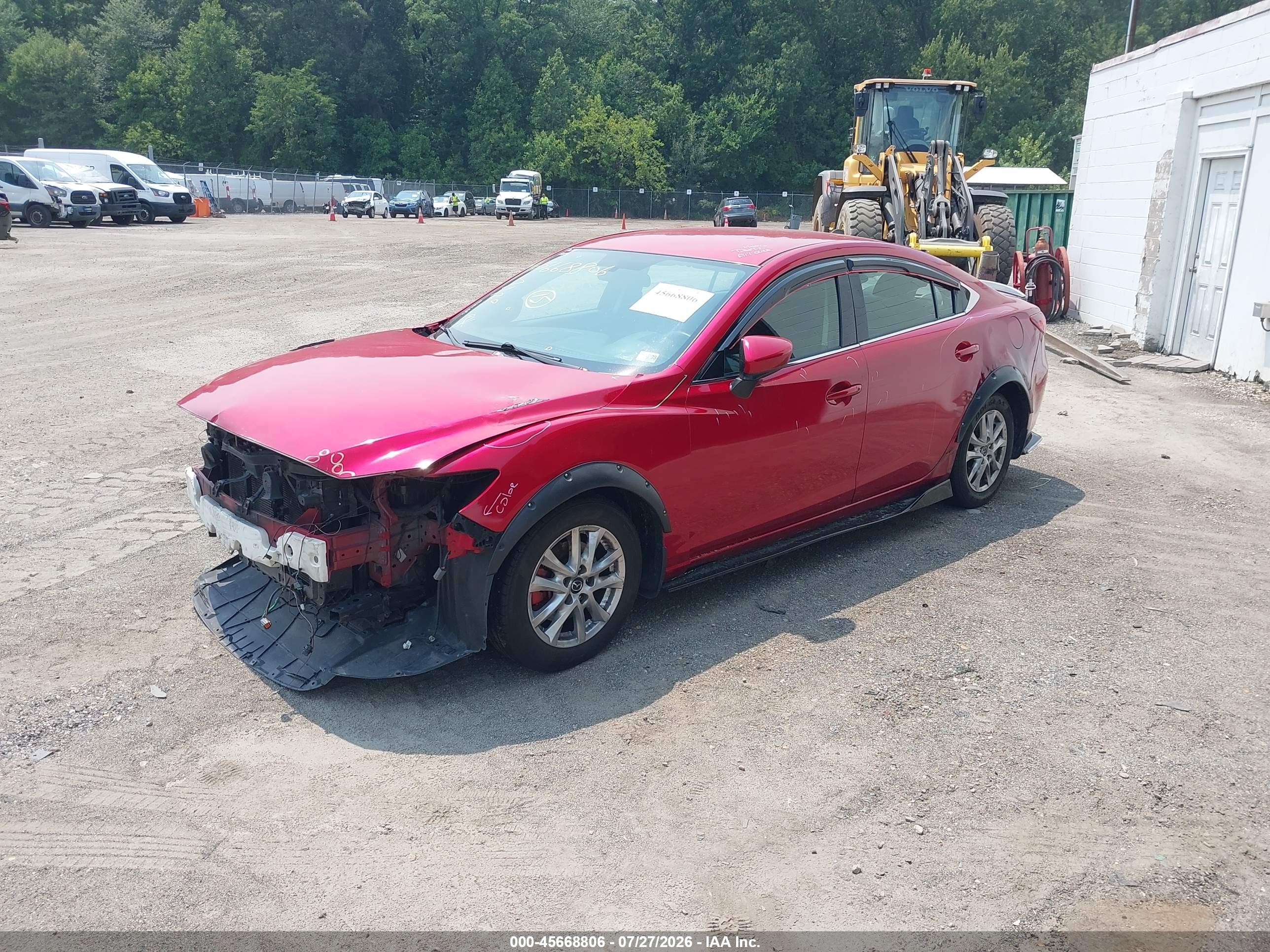 2014 Mazda Mazda6 I Sport Red vin: JM1GJ1U56E1107983