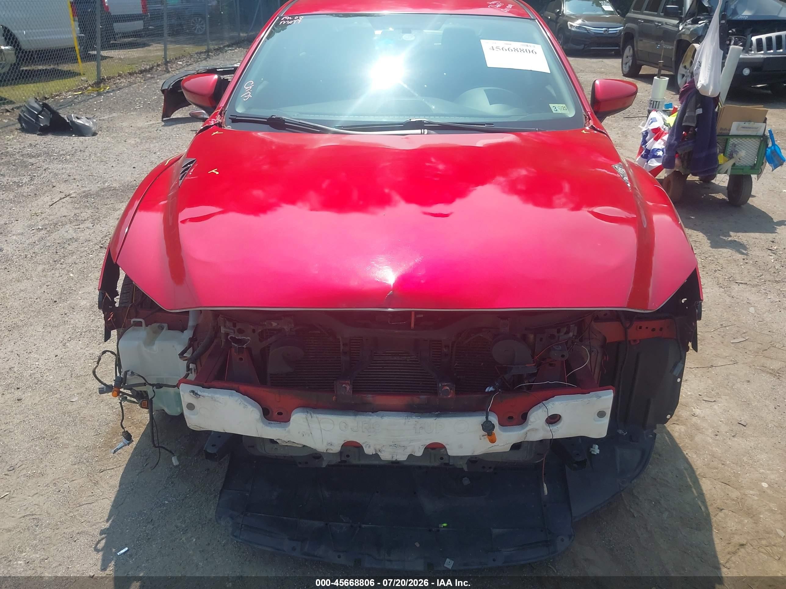 2014 Mazda Mazda6 I Sport Red vin: JM1GJ1U56E1107983