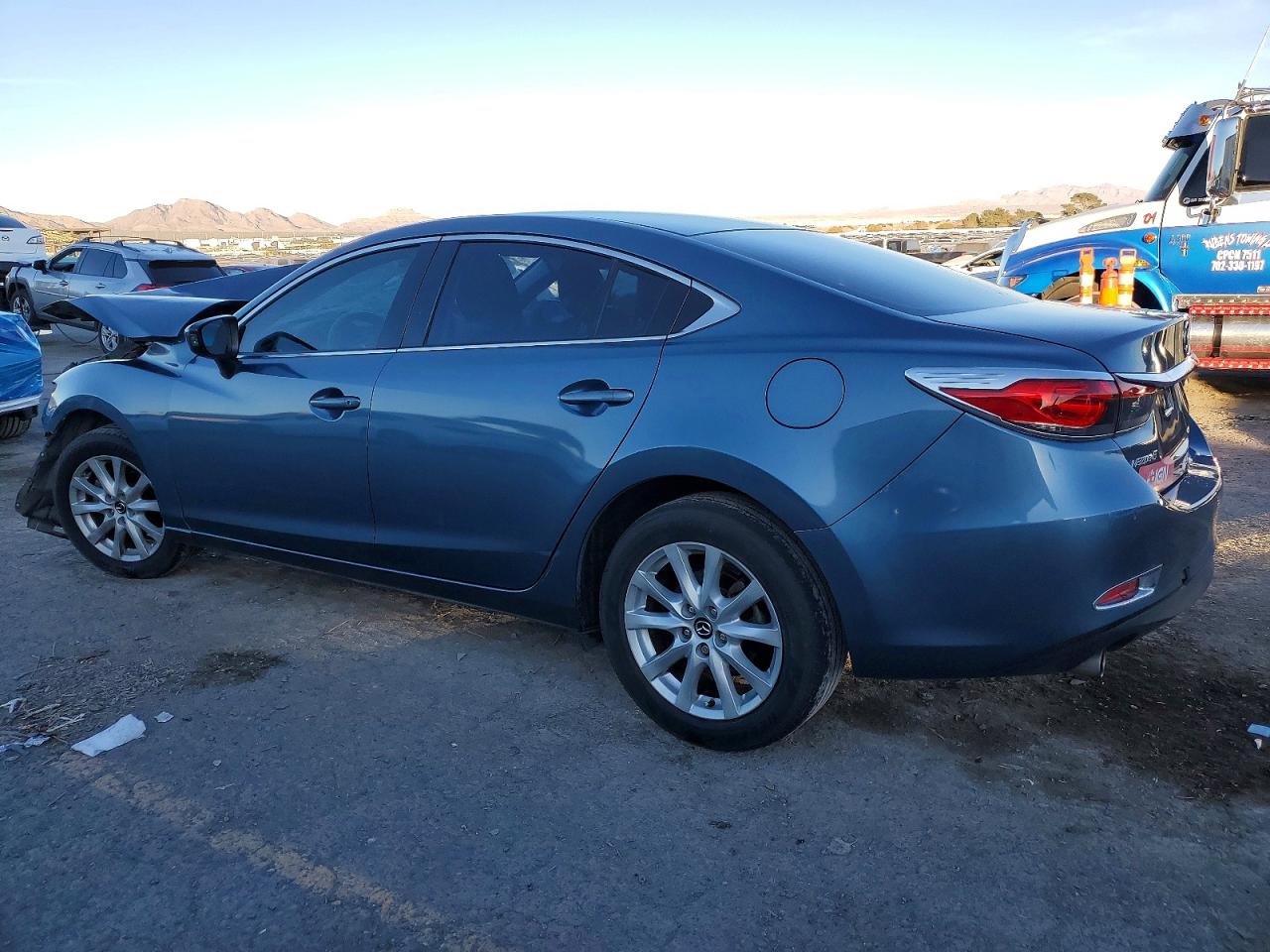 2015 Mazda 6 Sport Blue vin: JM1GJ1U56F1203291