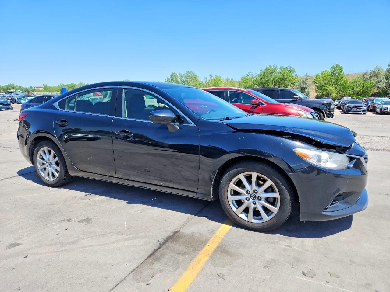 2015 Mazda 6 Sport Black vin: JM1GJ1U56F1215487