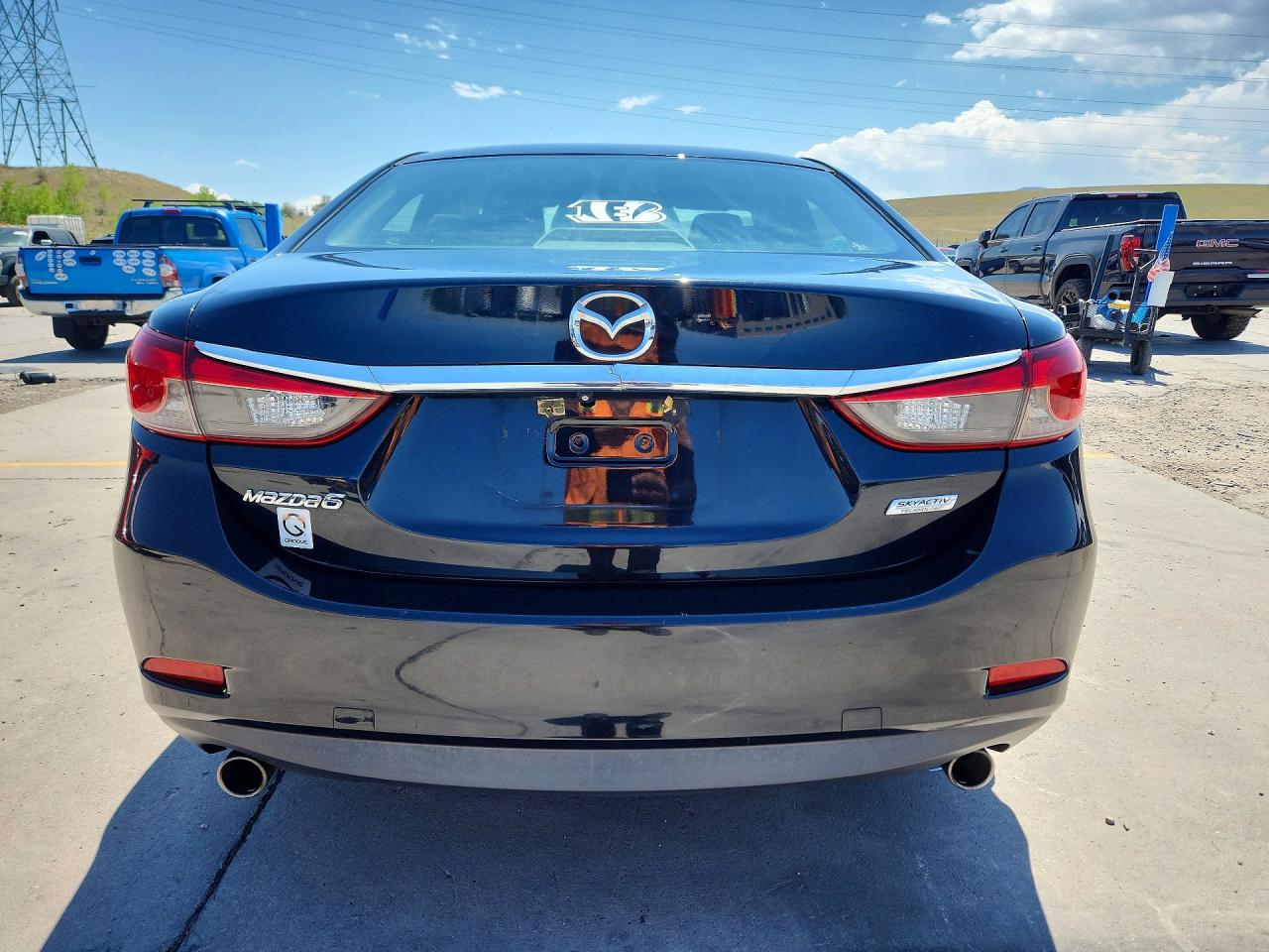 2015 Mazda 6 Sport Black vin: JM1GJ1U56F1215487