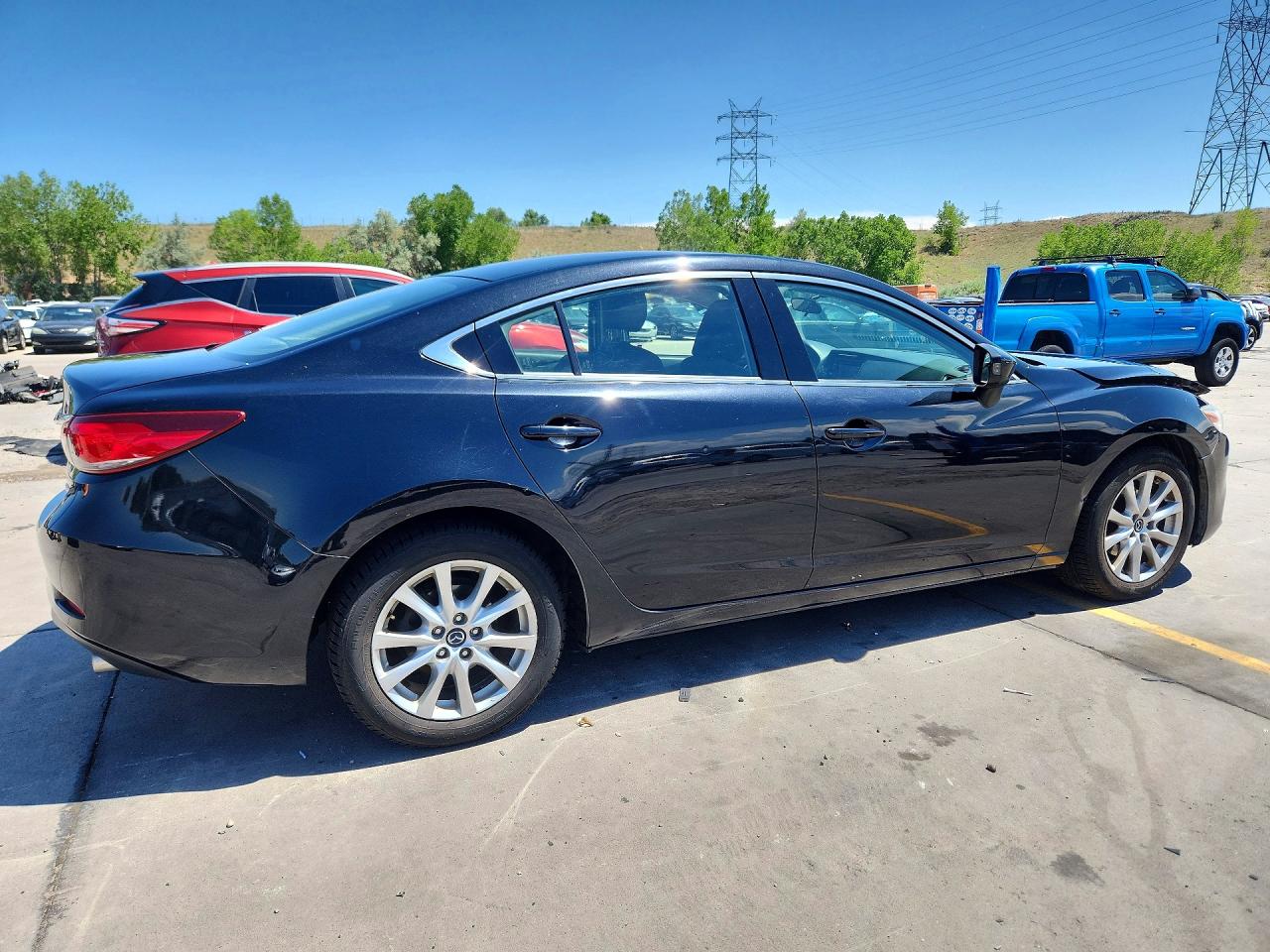 2015 Mazda 6 Sport Black vin: JM1GJ1U56F1215487