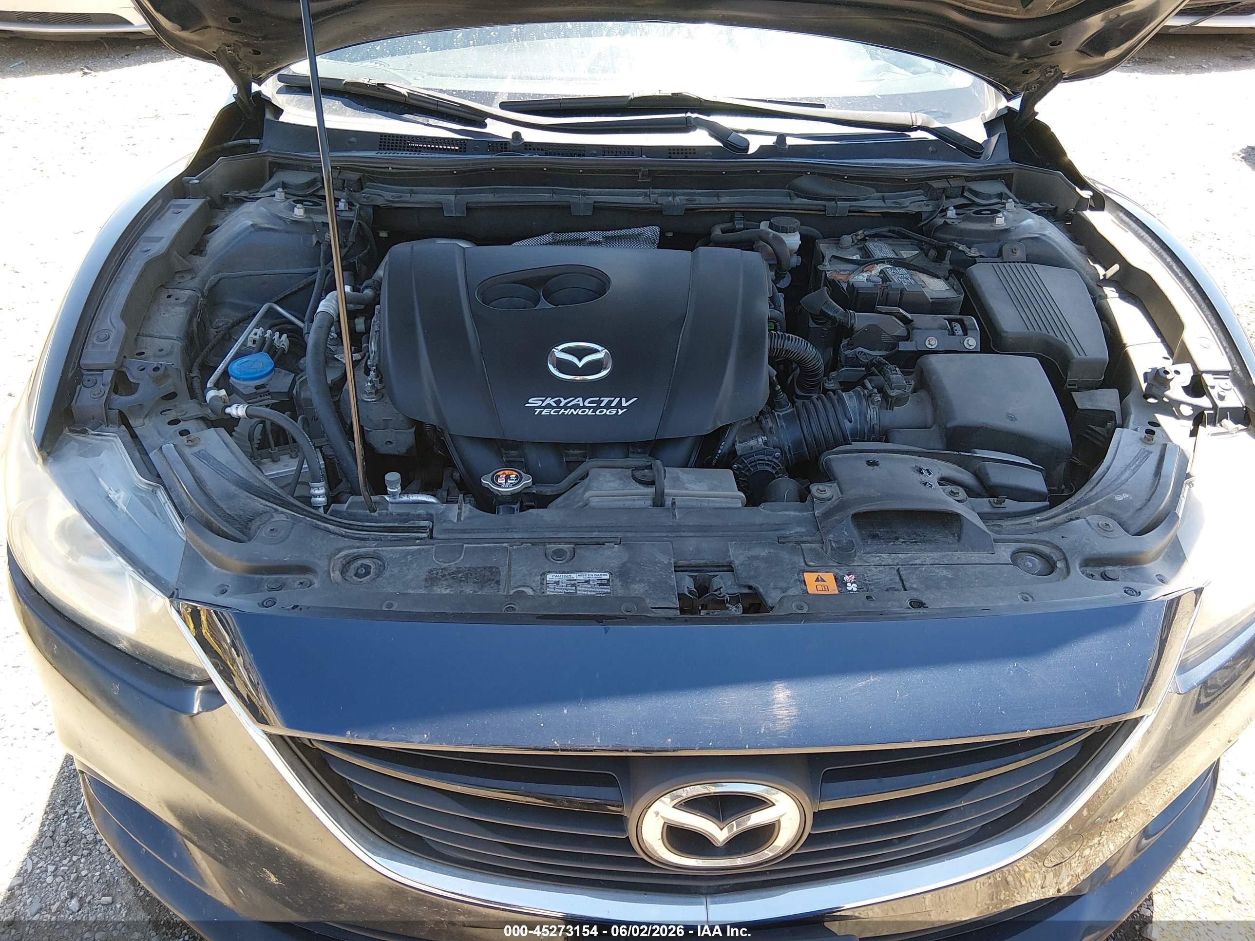 2015 Mazda Mazda6 I Sport Dark Blue vin: JM1GJ1U56F1215750
