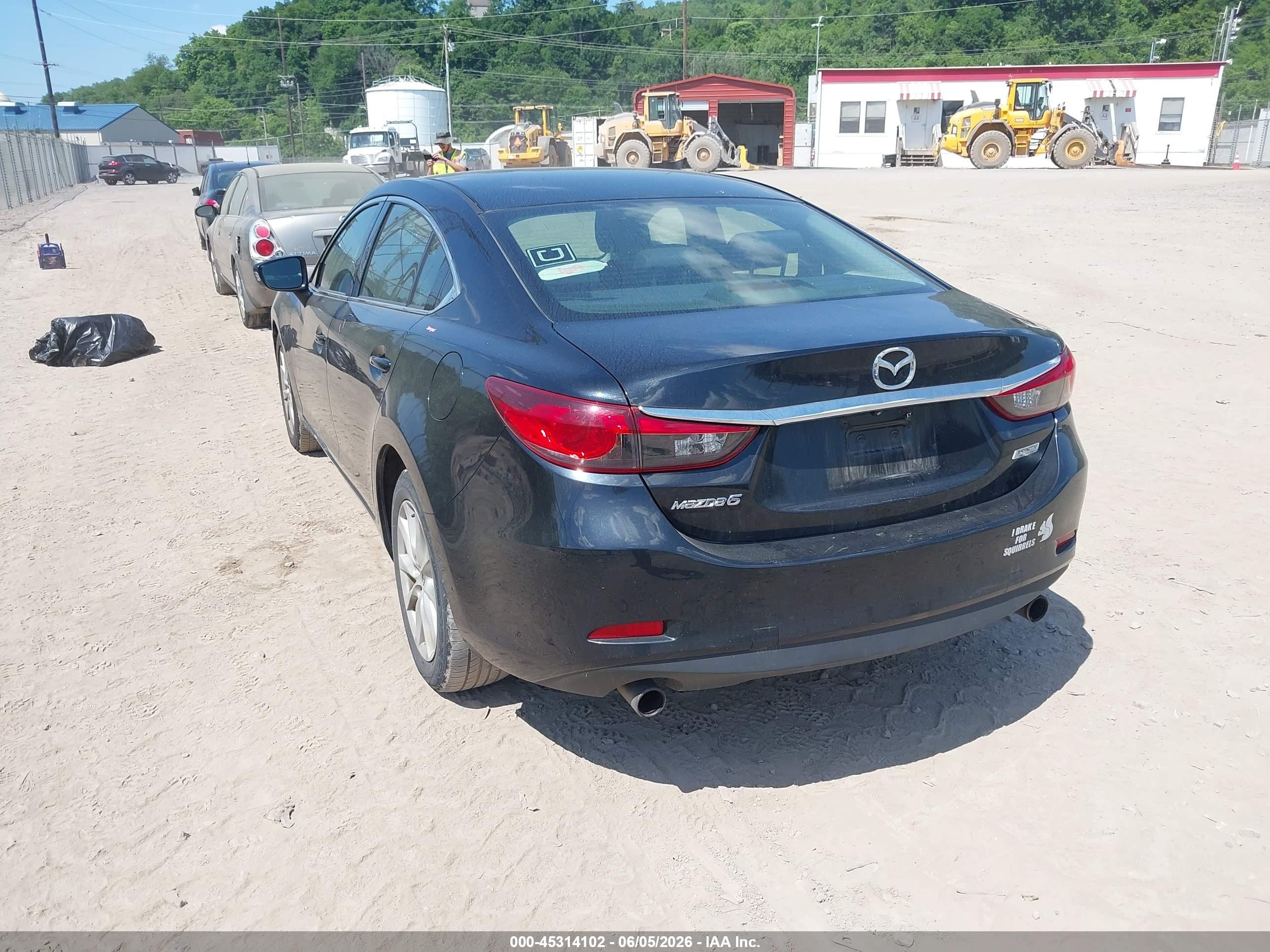 2015 Mazda Mazda6 I Sport Black vin: JM1GJ1U56F1220253