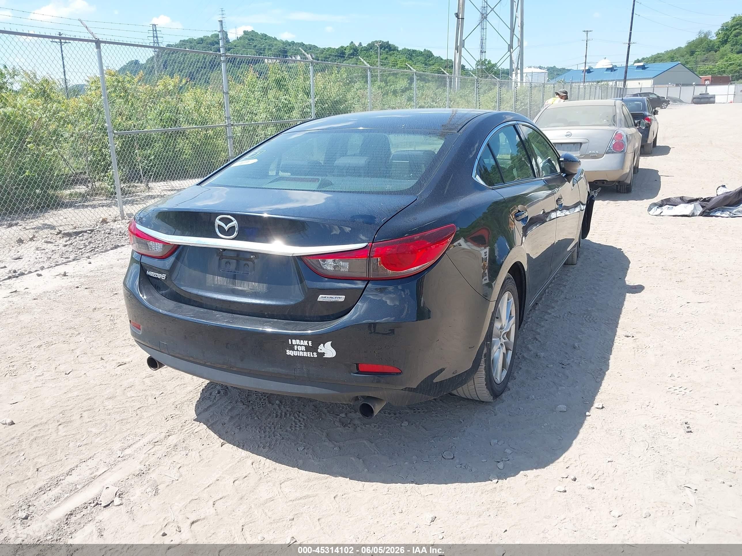 2015 Mazda Mazda6 I Sport Black vin: JM1GJ1U56F1220253