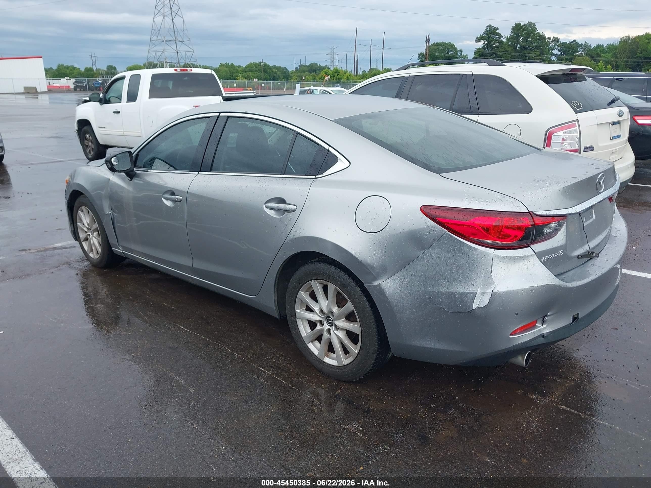 2015 Mazda Mazda6 I Sport Gray vin: JM1GJ1U57F1198246