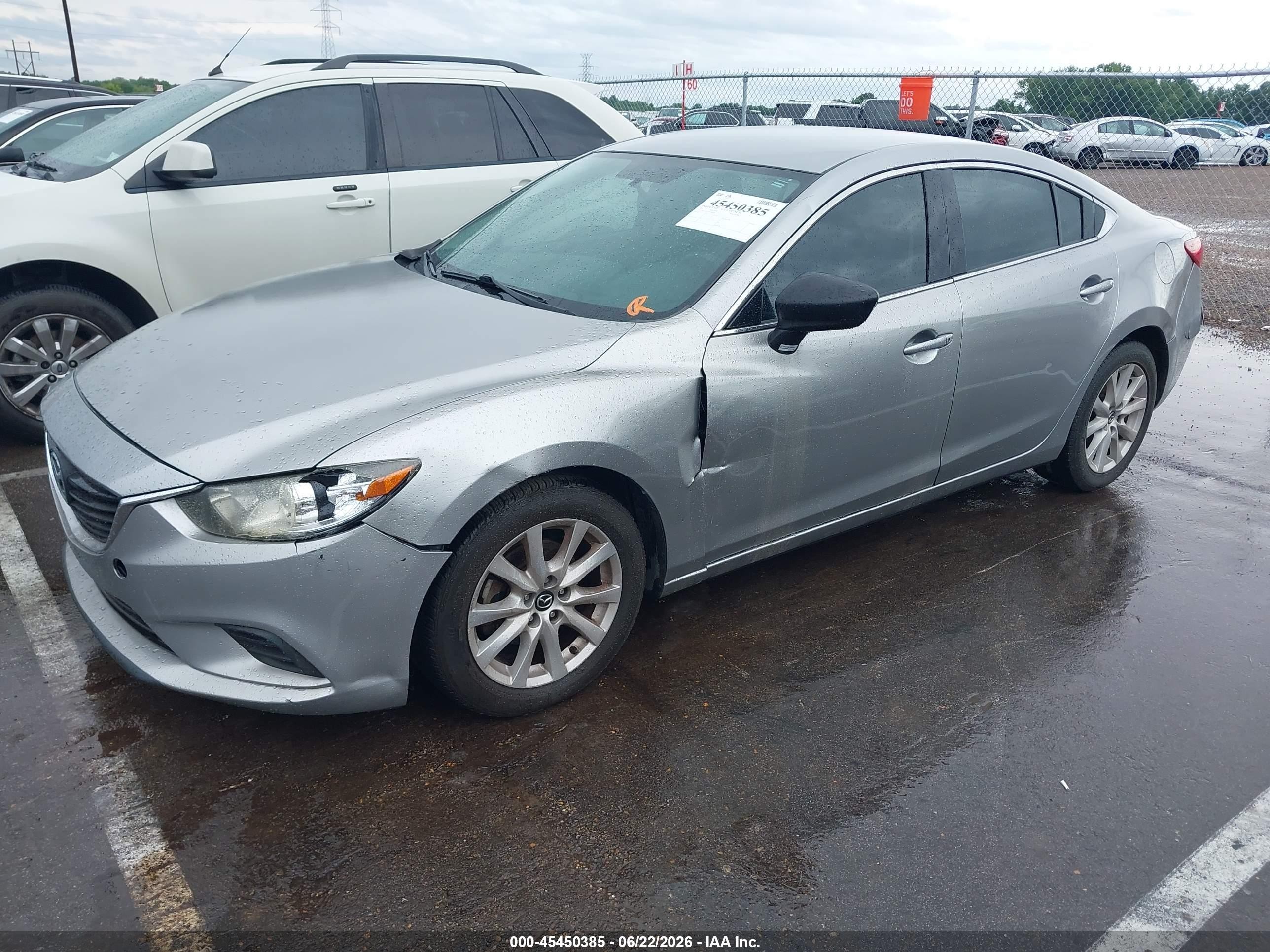 2015 Mazda Mazda6 I Sport Gray vin: JM1GJ1U57F1198246