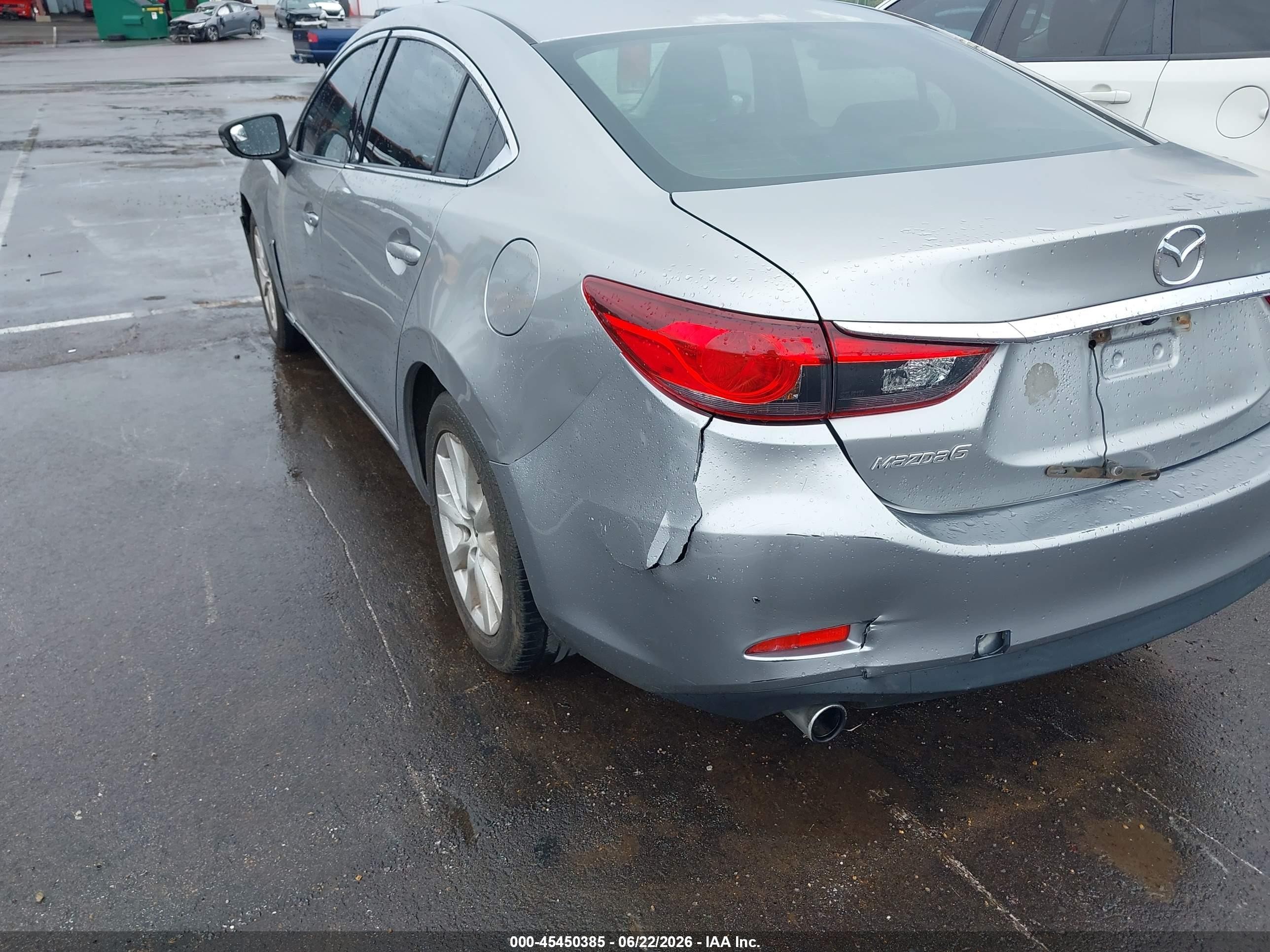 2015 Mazda Mazda6 I Sport Gray vin: JM1GJ1U57F1198246