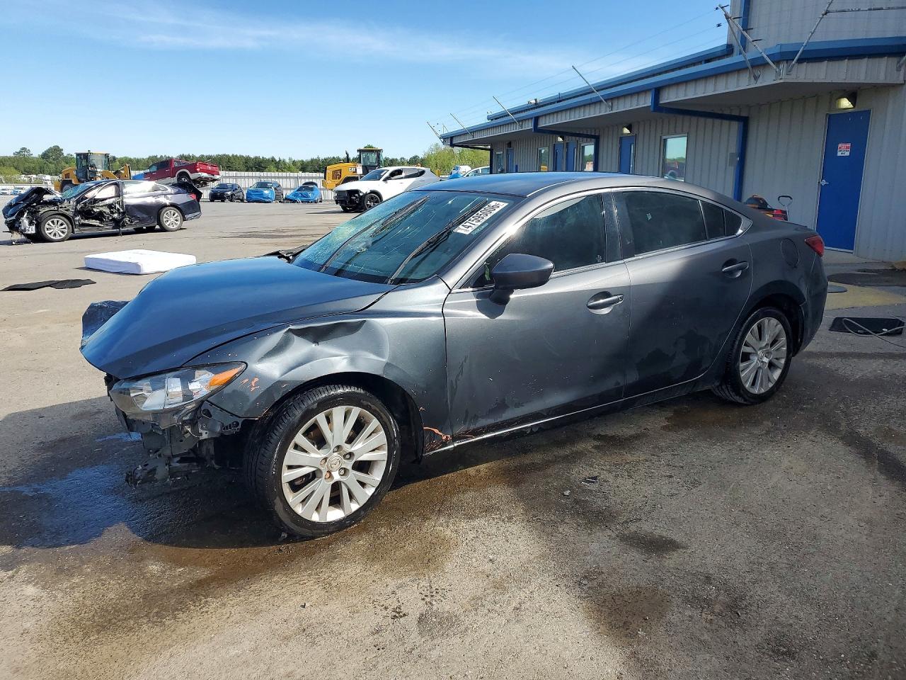 2015 Mazda 6 Sport Gray vin: JM1GJ1U57F1207933