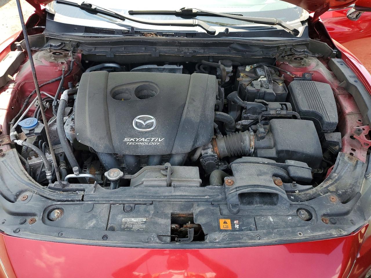 2015 Mazda 6 Sport Темно-бордовый vin: JM1GJ1U57F1211299