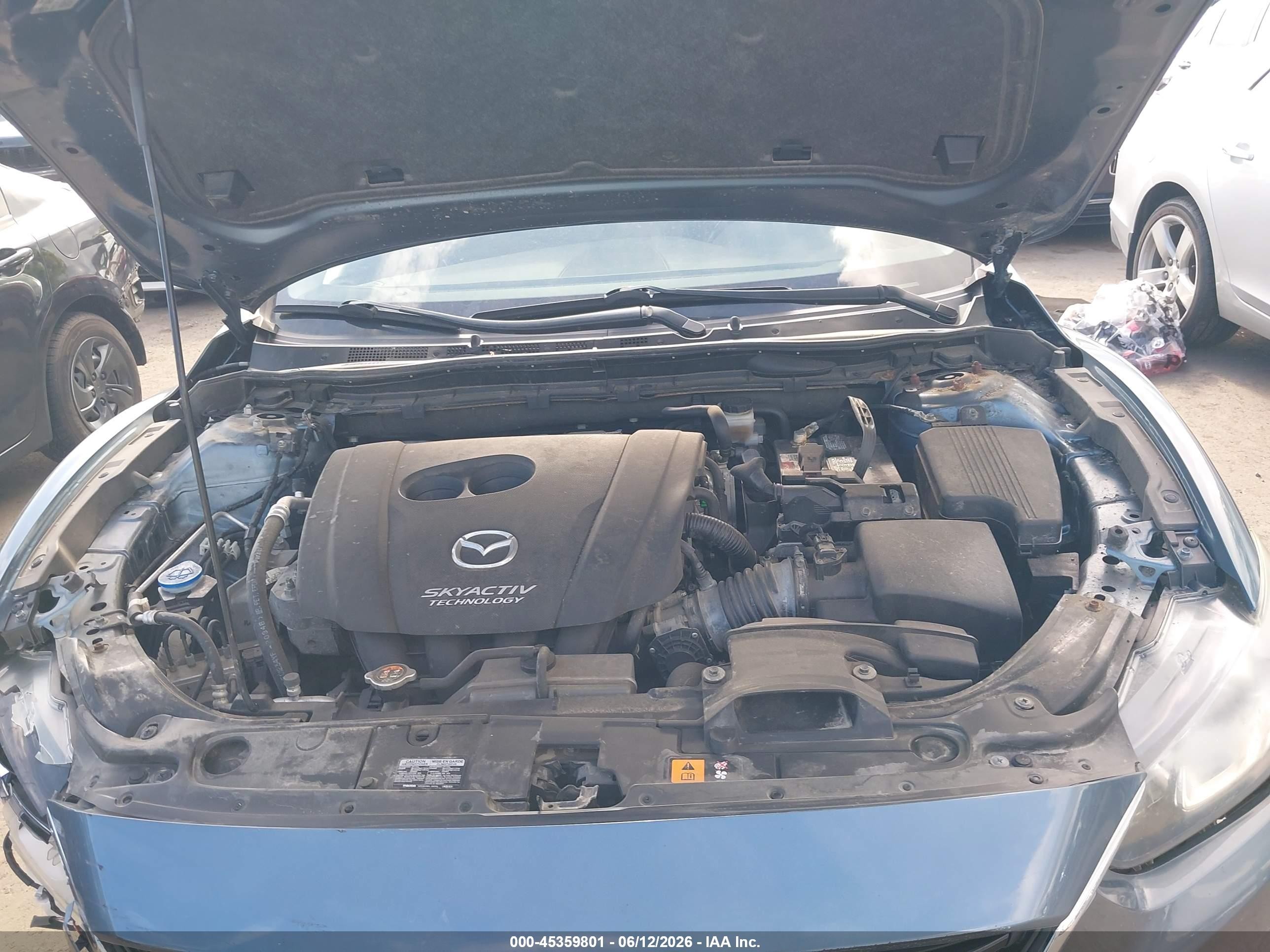 2015 Mazda Mazda6 I Sport Blue vin: JM1GJ1U57F1214459