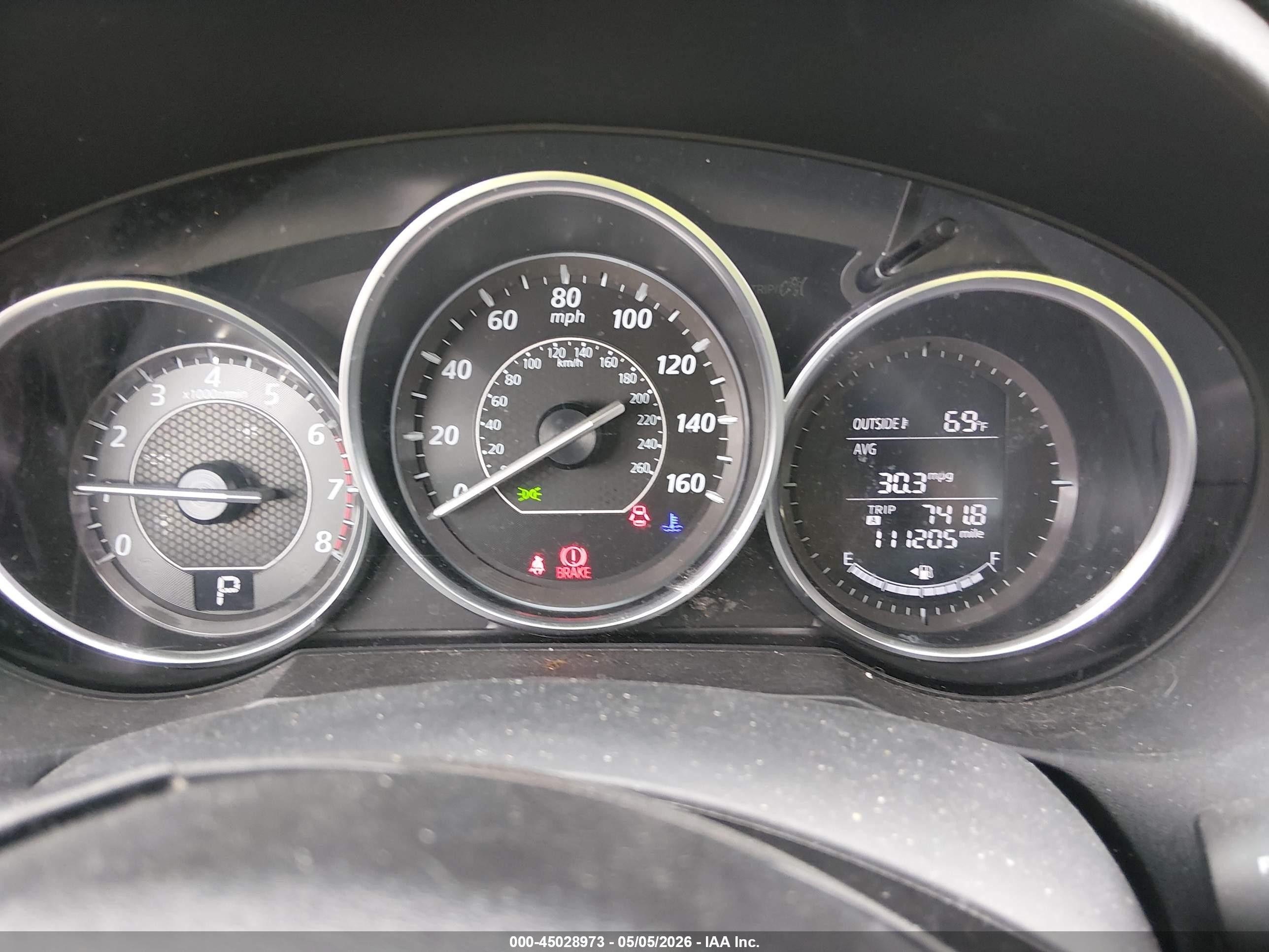 2015 Mazda Mazda6 I Sport White vin: JM1GJ1U58F1180323
