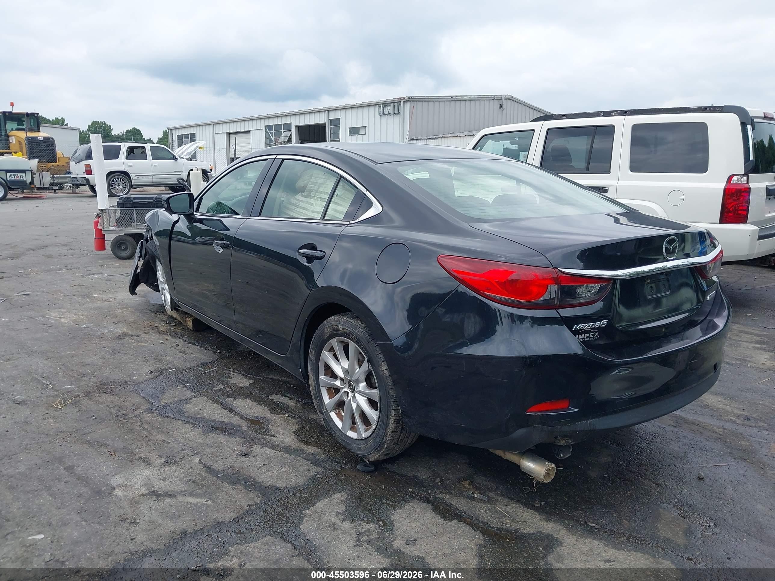 2015 Mazda Mazda6 I Sport Черный vin: JM1GJ1U58F1210095
