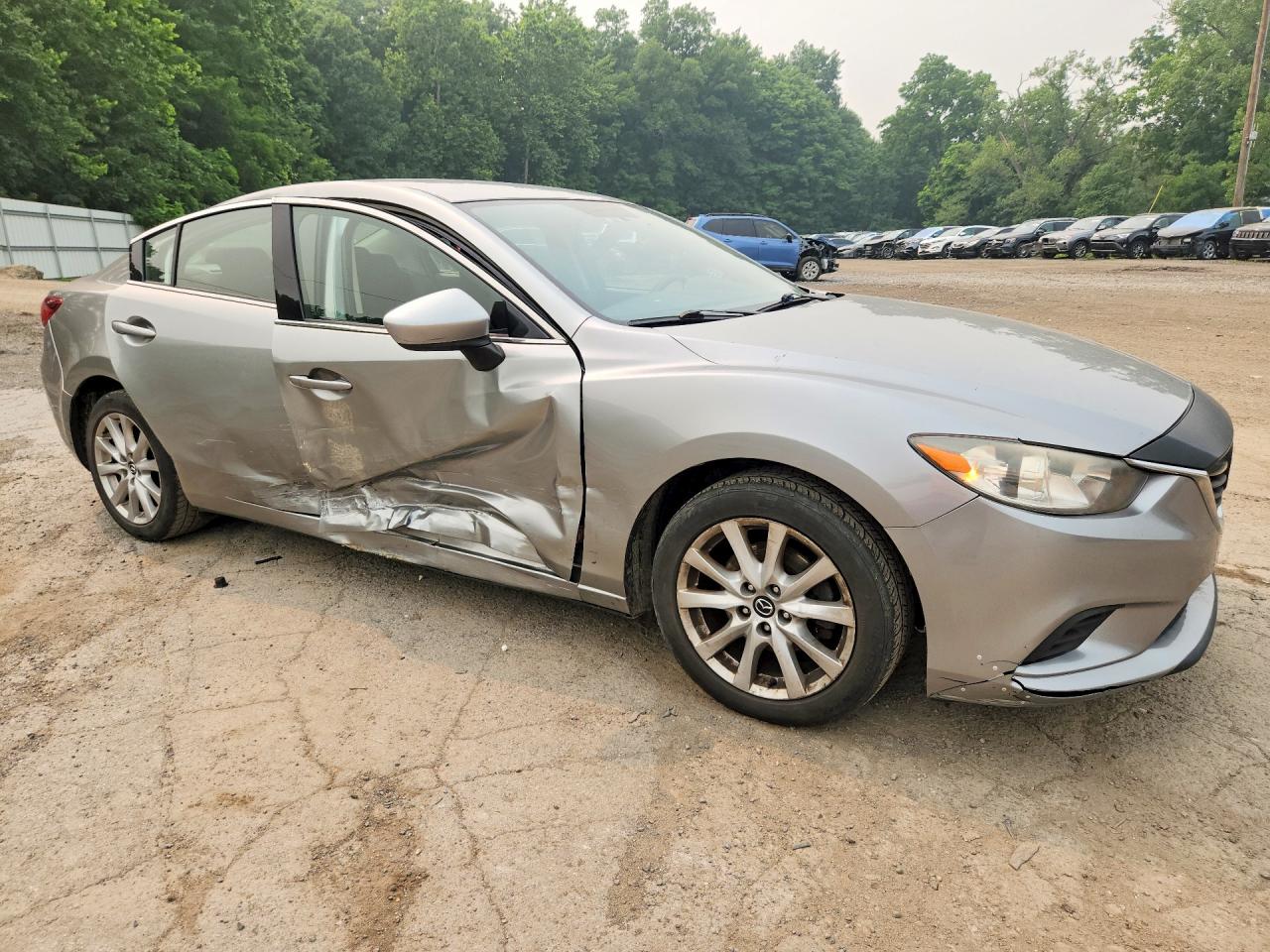 2015 Mazda 6 Sport Серебряный vin: JM1GJ1U58F1222165