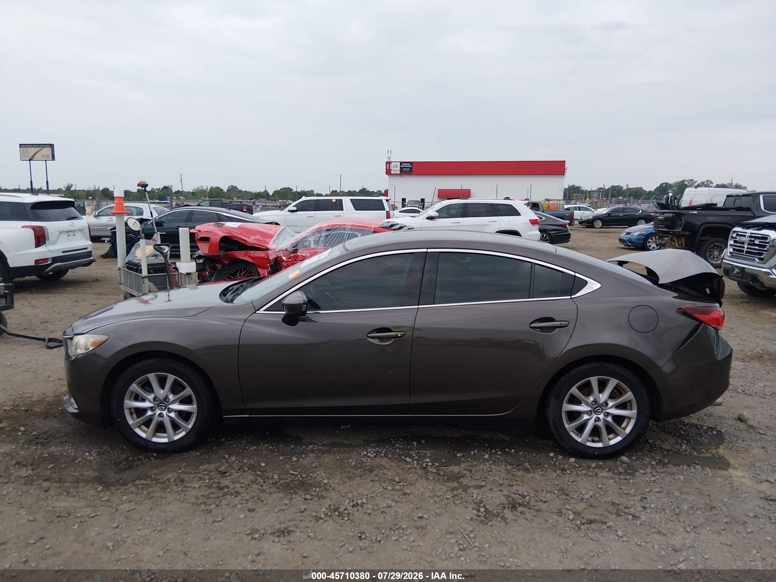 2016 Mazda Mazda6 I Sport Gray vin: JM1GJ1U58G1422500