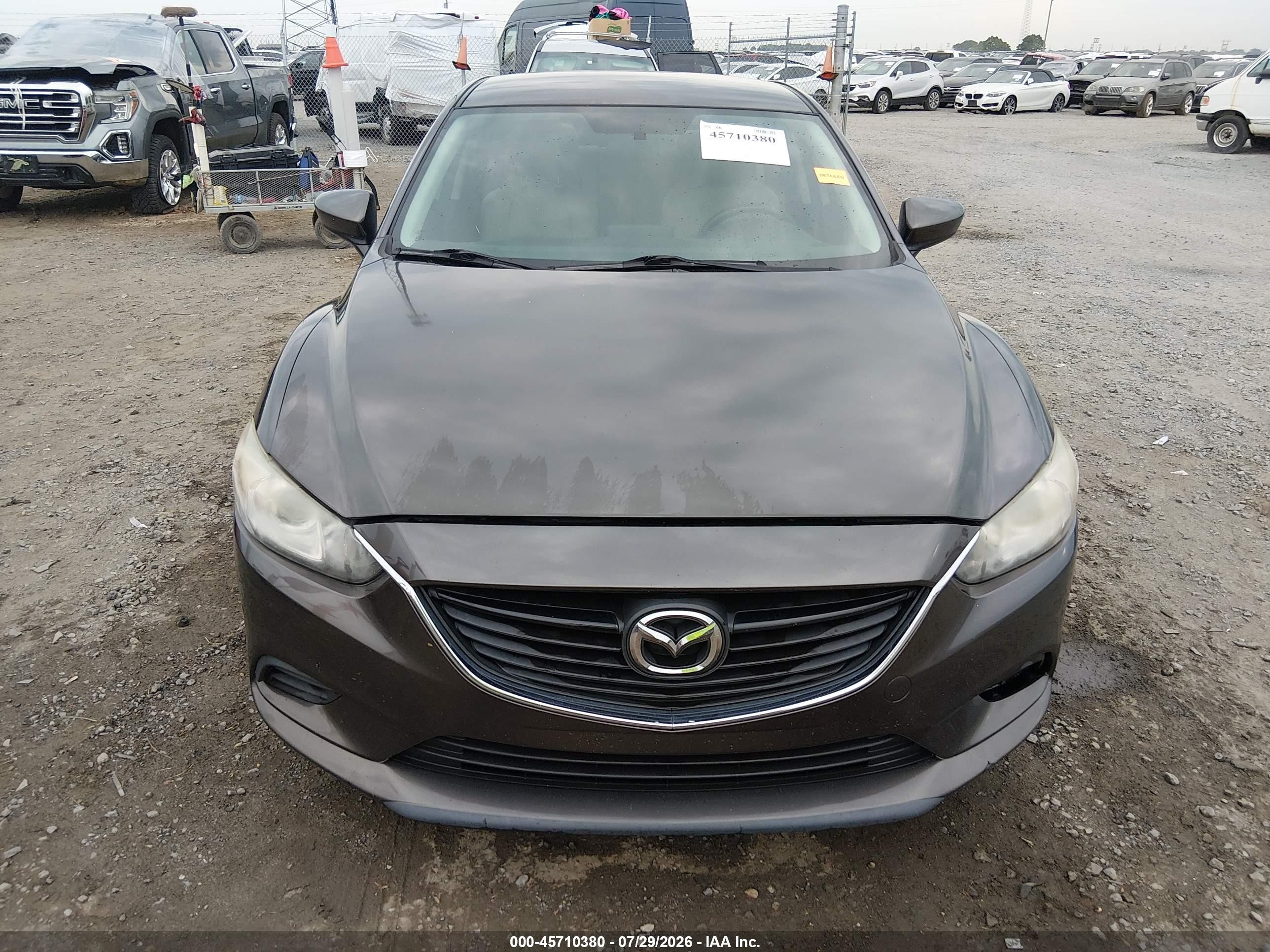 2016 Mazda Mazda6 I Sport Gray vin: JM1GJ1U58G1422500