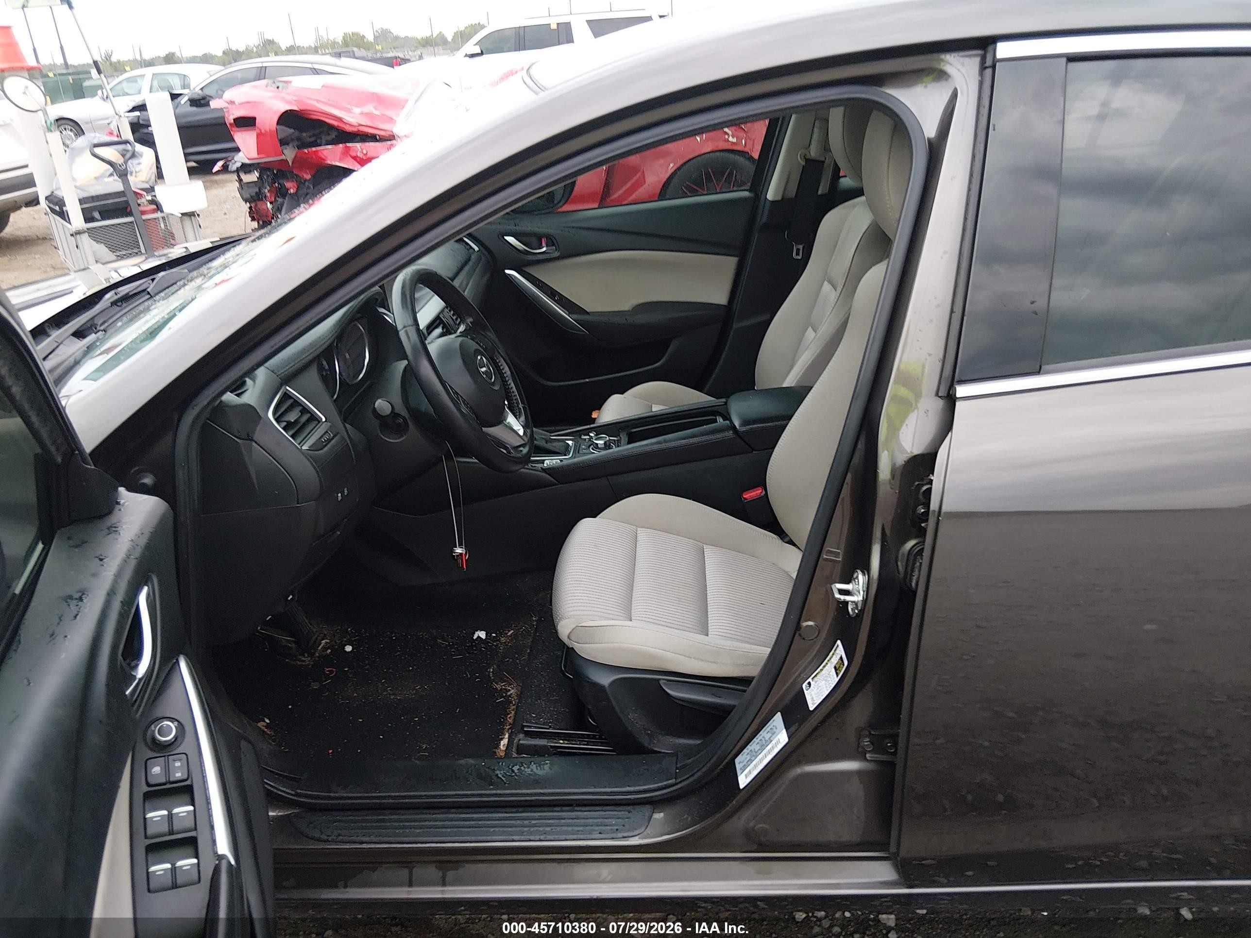2016 Mazda Mazda6 I Sport Gray vin: JM1GJ1U58G1422500