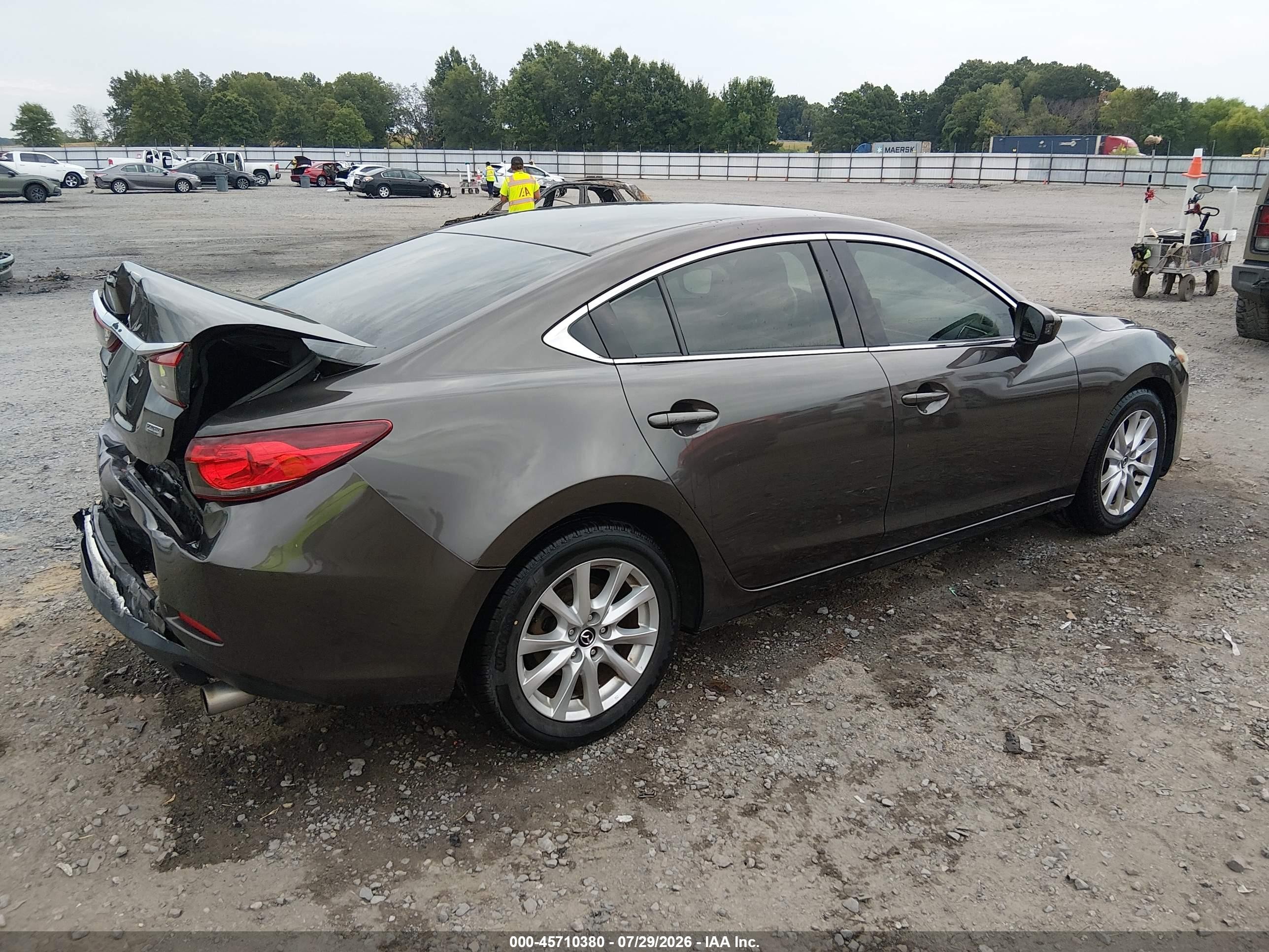 2016 Mazda Mazda6 I Sport Gray vin: JM1GJ1U58G1422500