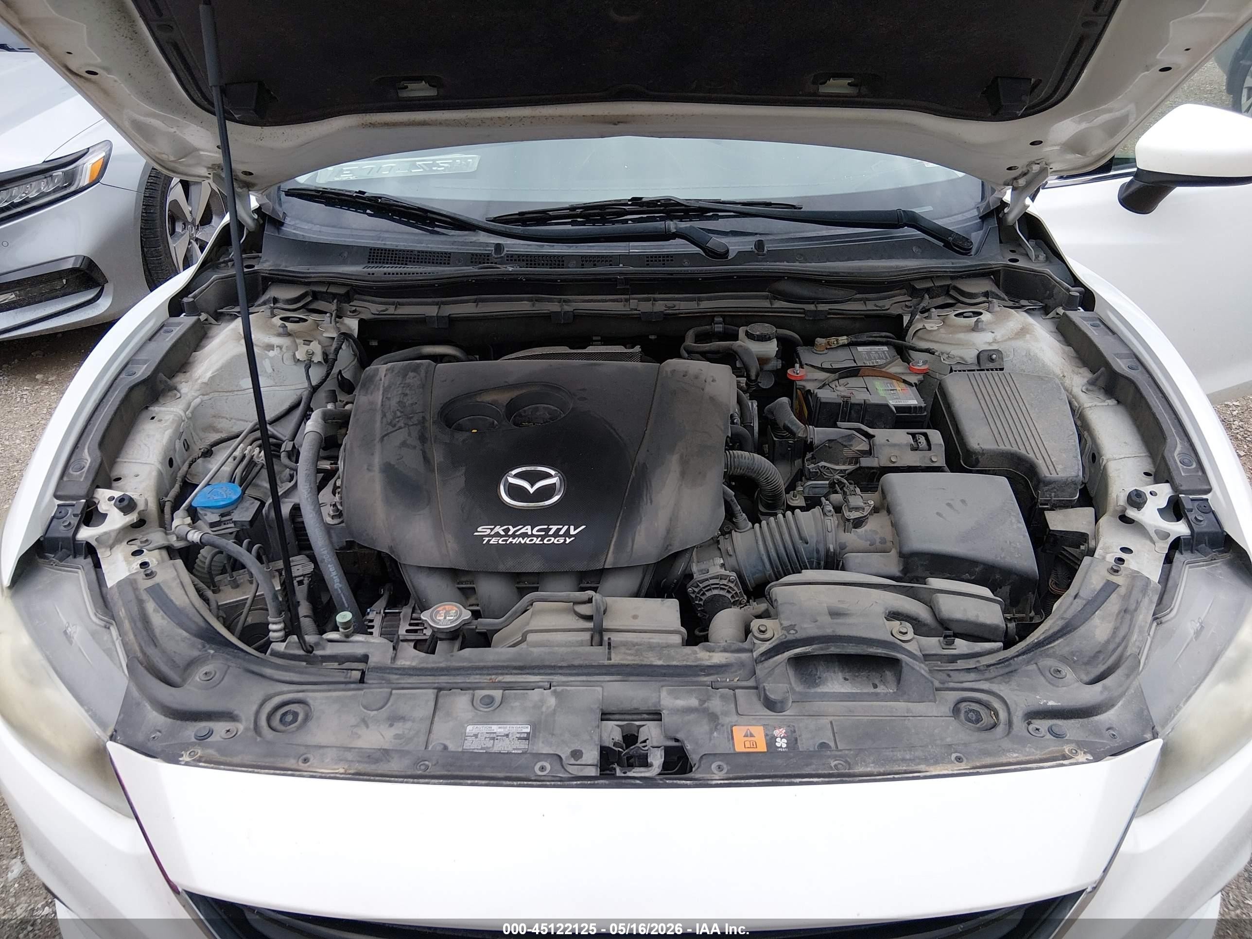 2014 Mazda Mazda6 I Sport White vin: JM1GJ1U59E1107556
