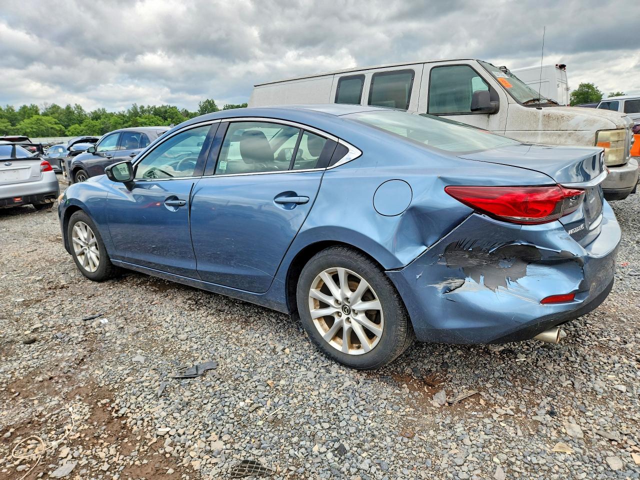 2014 Mazda 6 Sport Blue vin: JM1GJ1U59E1110327