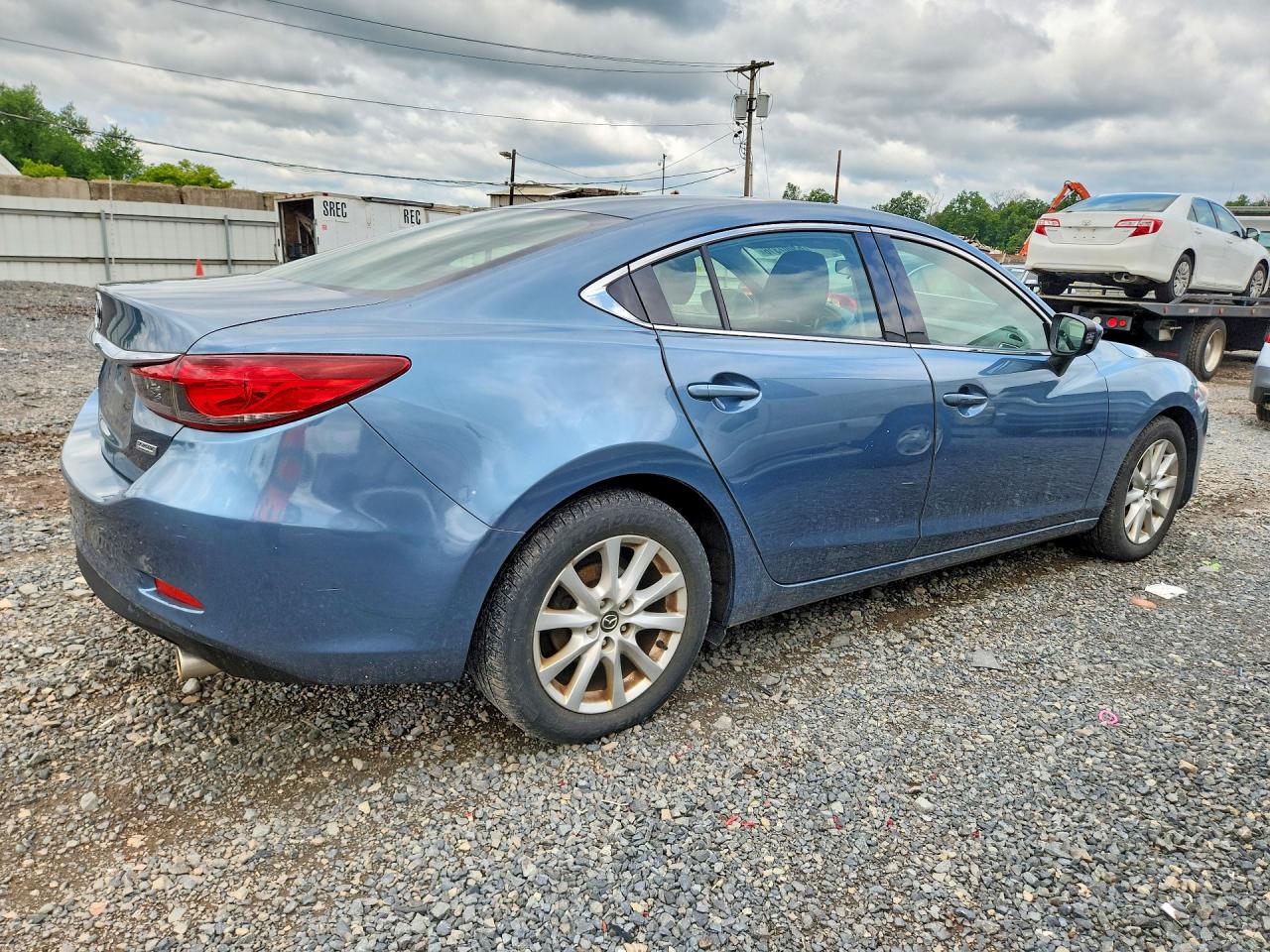 2014 Mazda 6 Sport Blue vin: JM1GJ1U59E1110327
