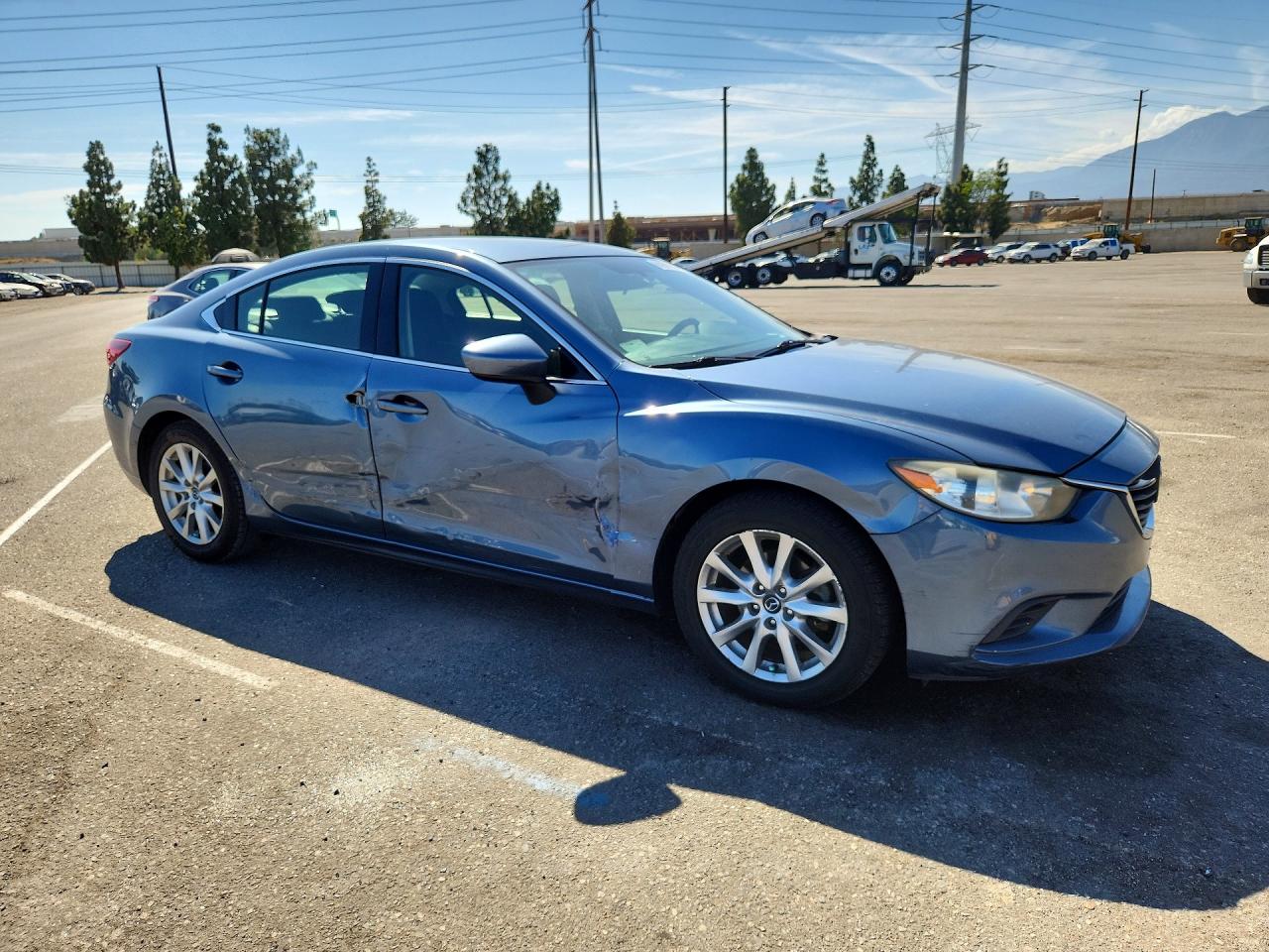 2015 Mazda 6 Sport Blue vin: JM1GJ1U59F1189189