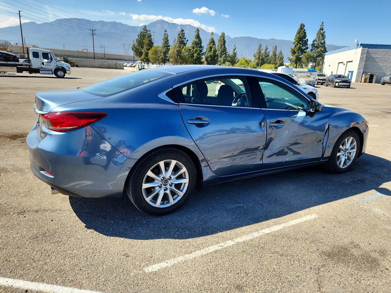 2015 Mazda 6 Sport Blue vin: JM1GJ1U59F1189189