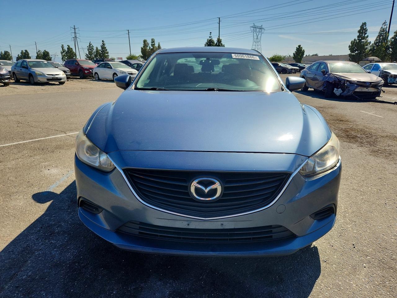 2015 Mazda 6 Sport Blue vin: JM1GJ1U59F1189189