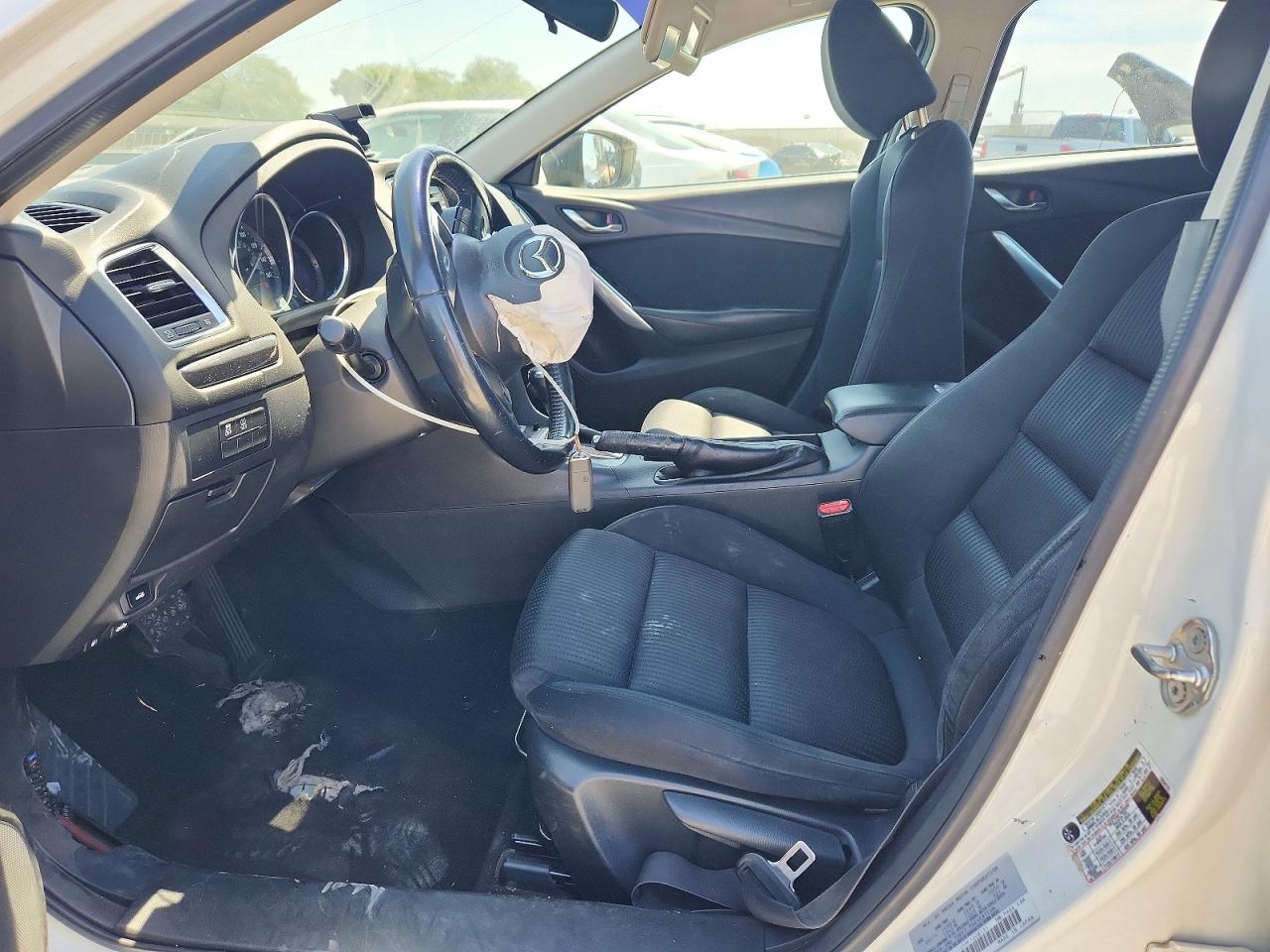 2015 Mazda 6 Sport White vin: JM1GJ1U59F1208131