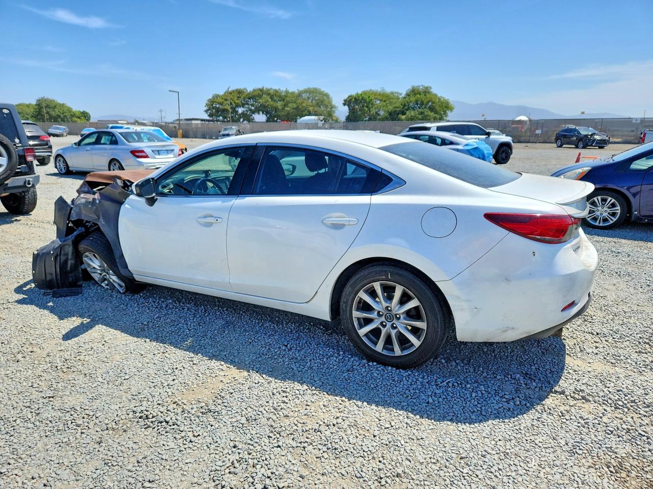 2015 Mazda 6 Sport White vin: JM1GJ1U59F1208131