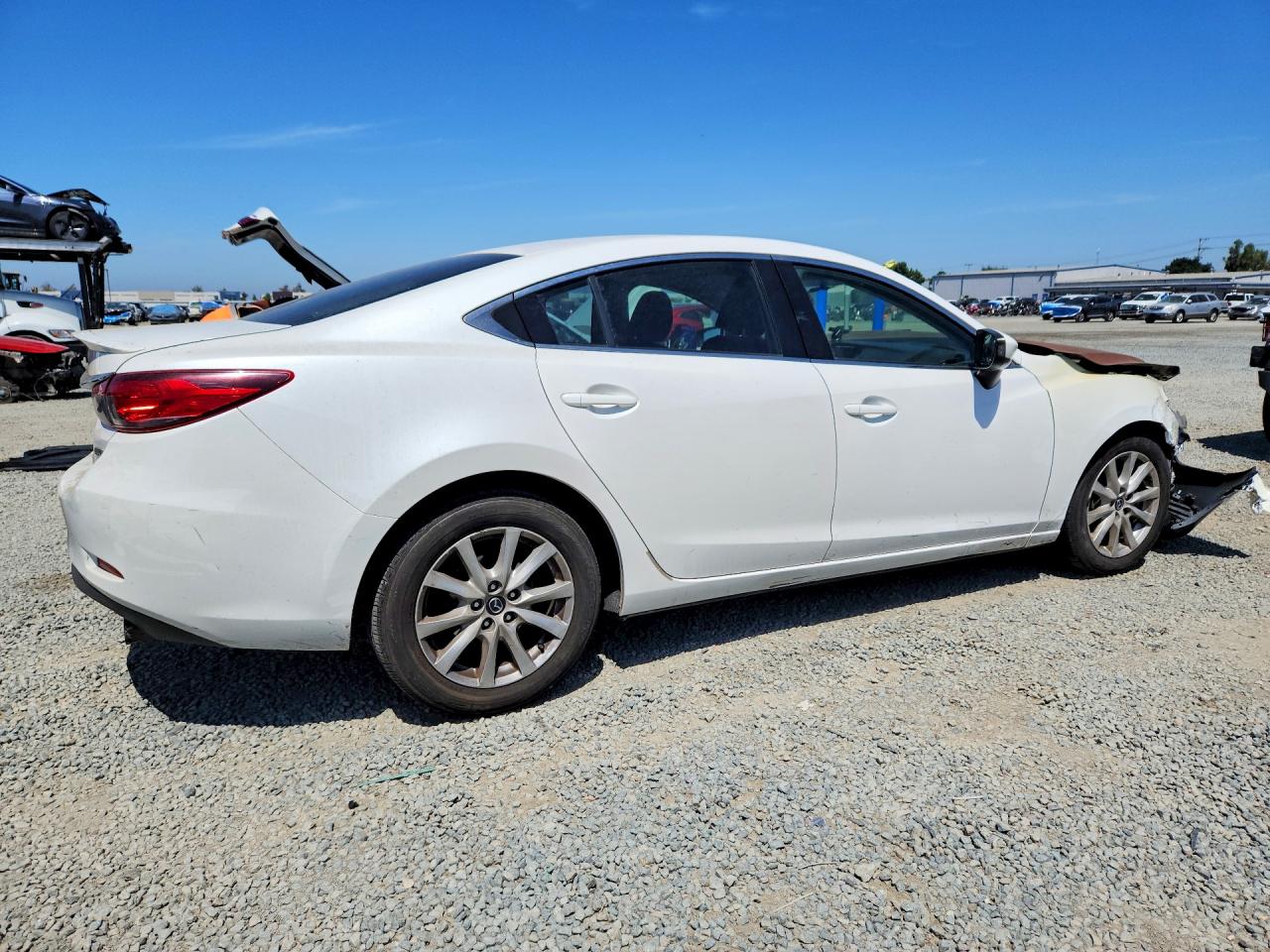 2015 Mazda 6 Sport White vin: JM1GJ1U59F1208131