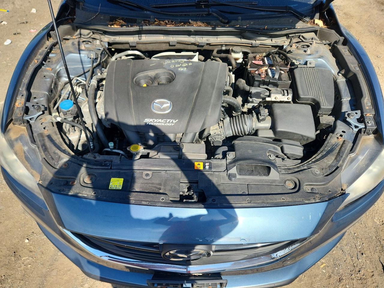 2014 Mazda 6 Sport Blue vin: JM1GJ1U5XE1102902
