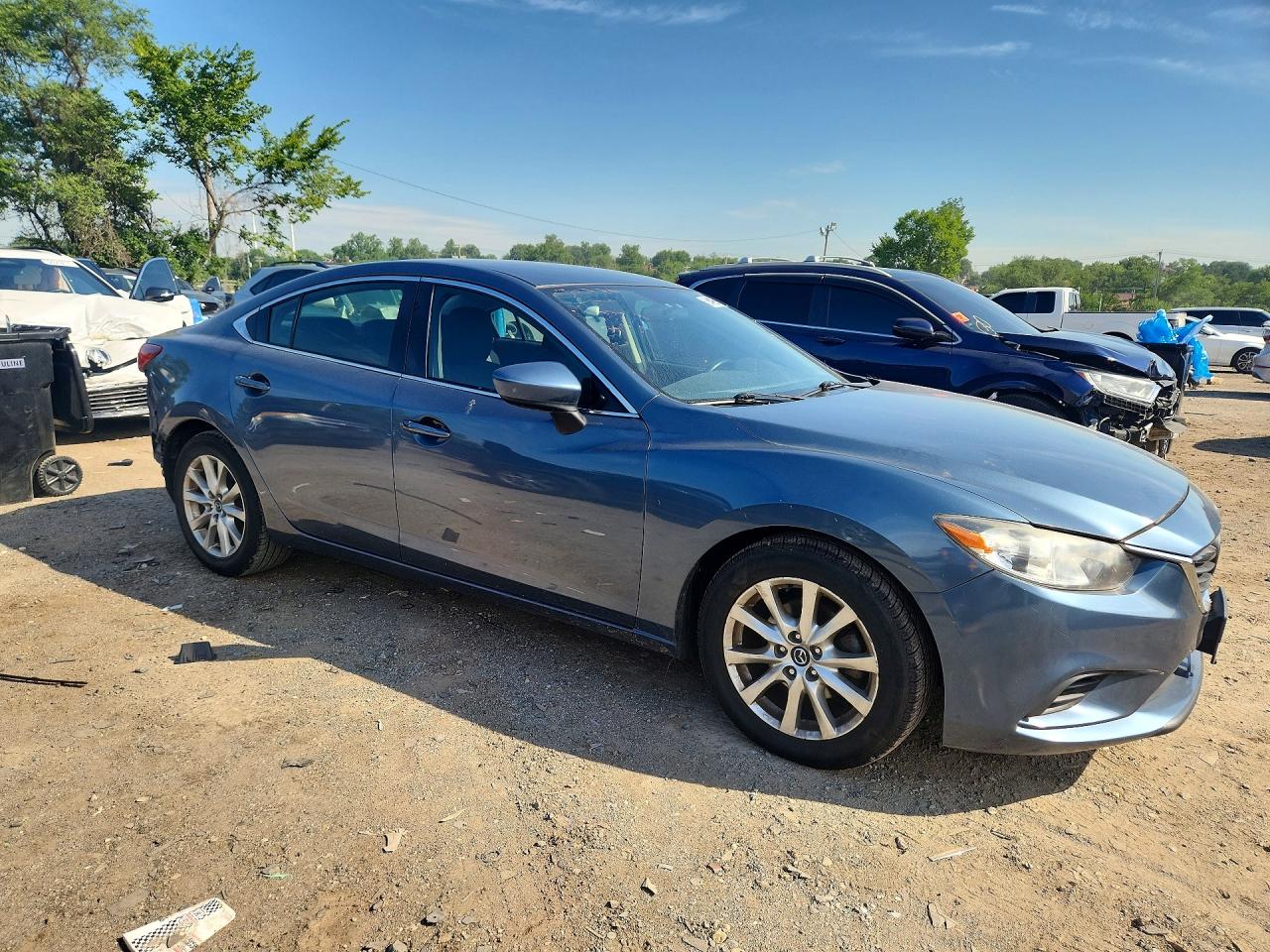 2014 Mazda 6 Sport Blue vin: JM1GJ1U5XE1102902