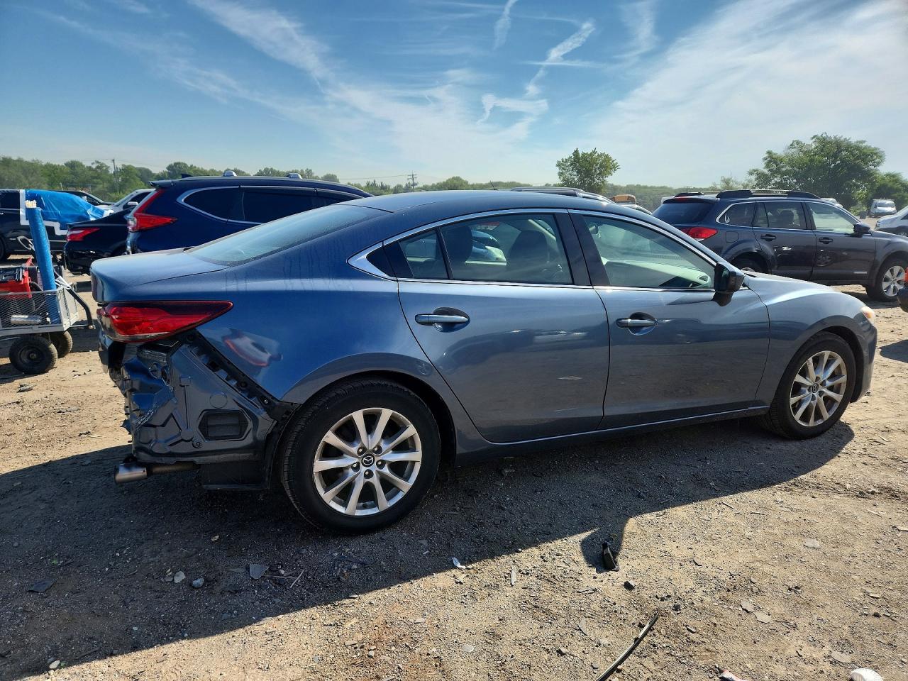 2014 Mazda 6 Sport Blue vin: JM1GJ1U5XE1102902