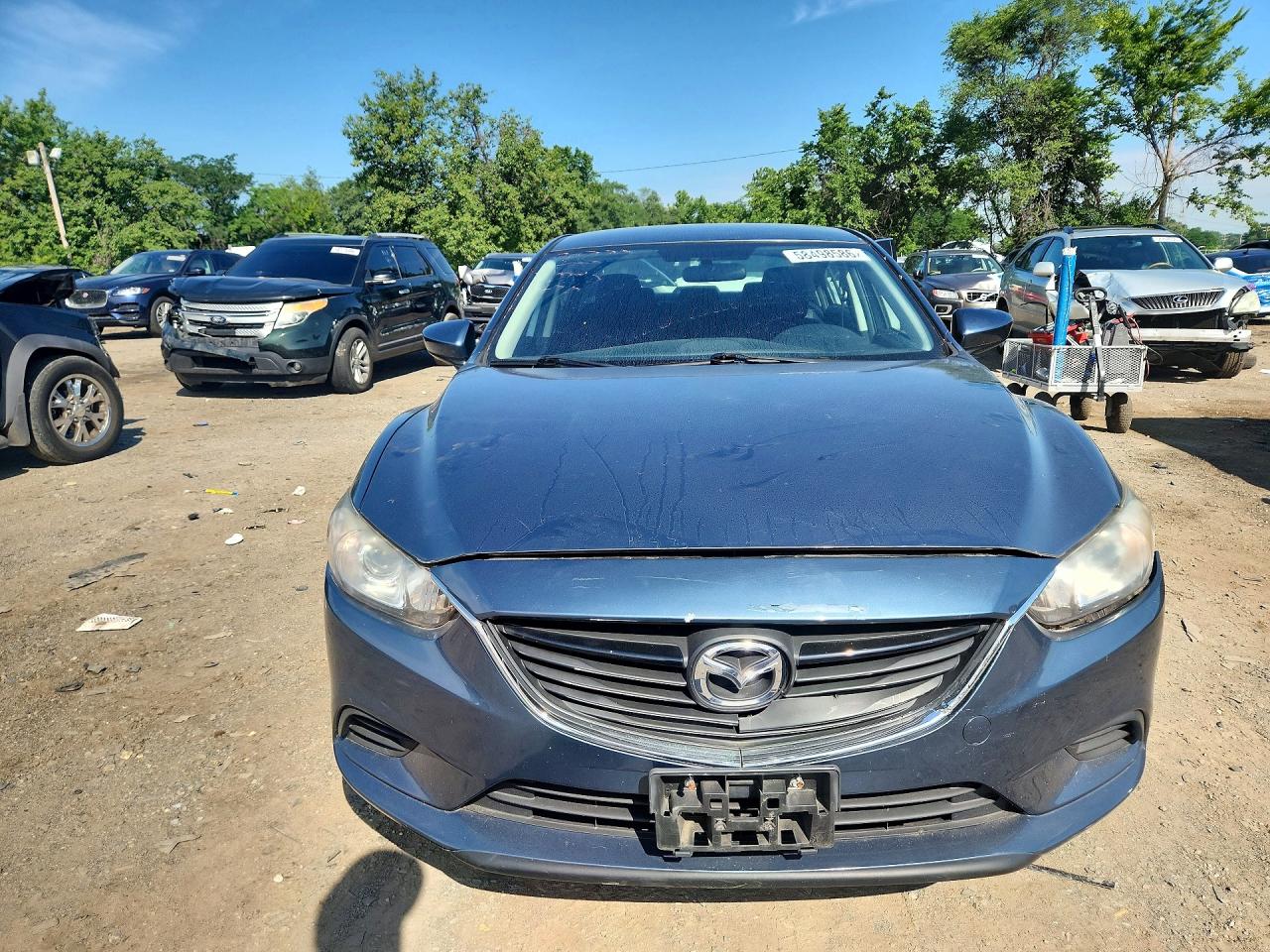 2014 Mazda 6 Sport Blue vin: JM1GJ1U5XE1102902