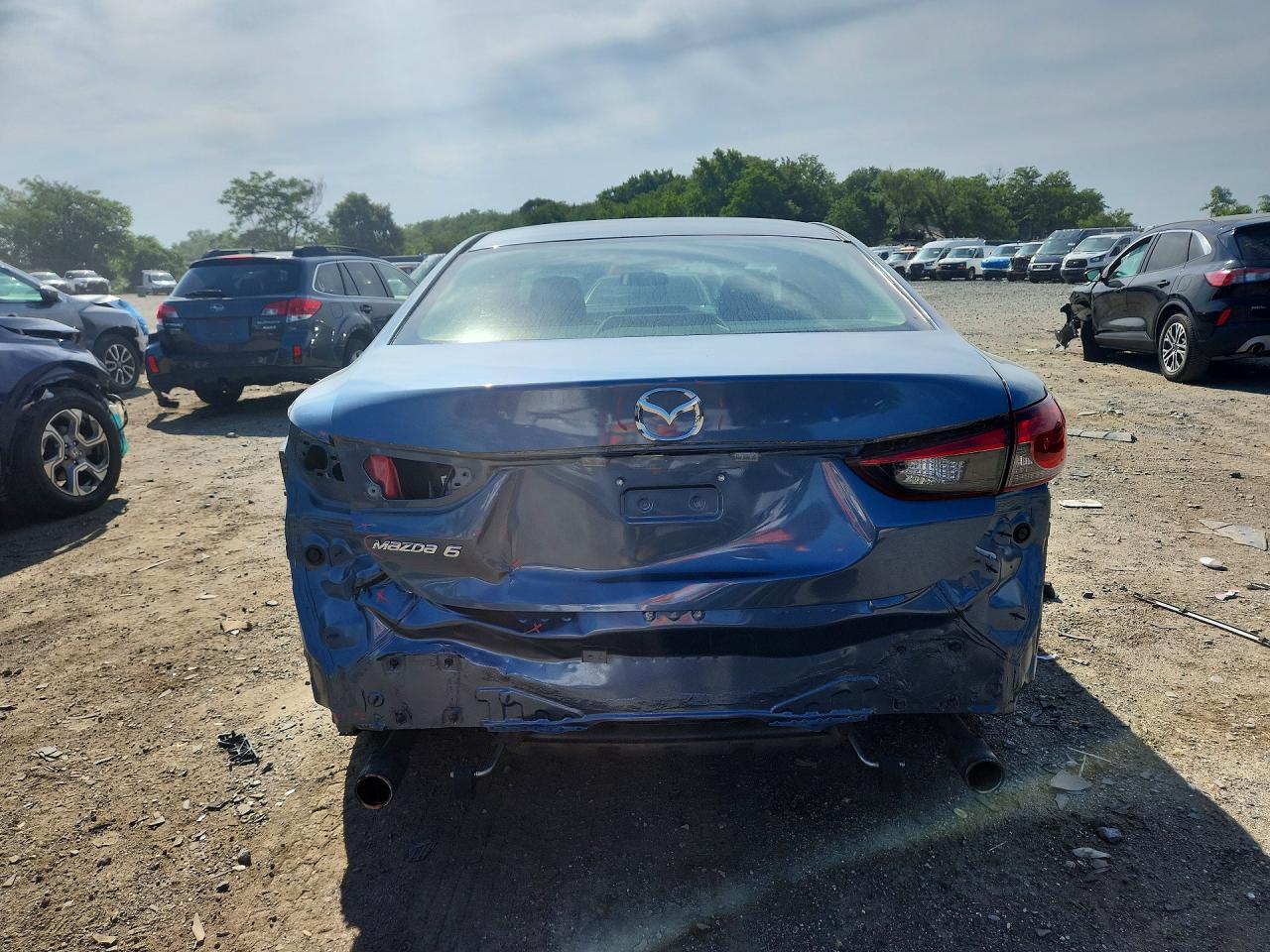 2014 Mazda 6 Sport Blue vin: JM1GJ1U5XE1102902