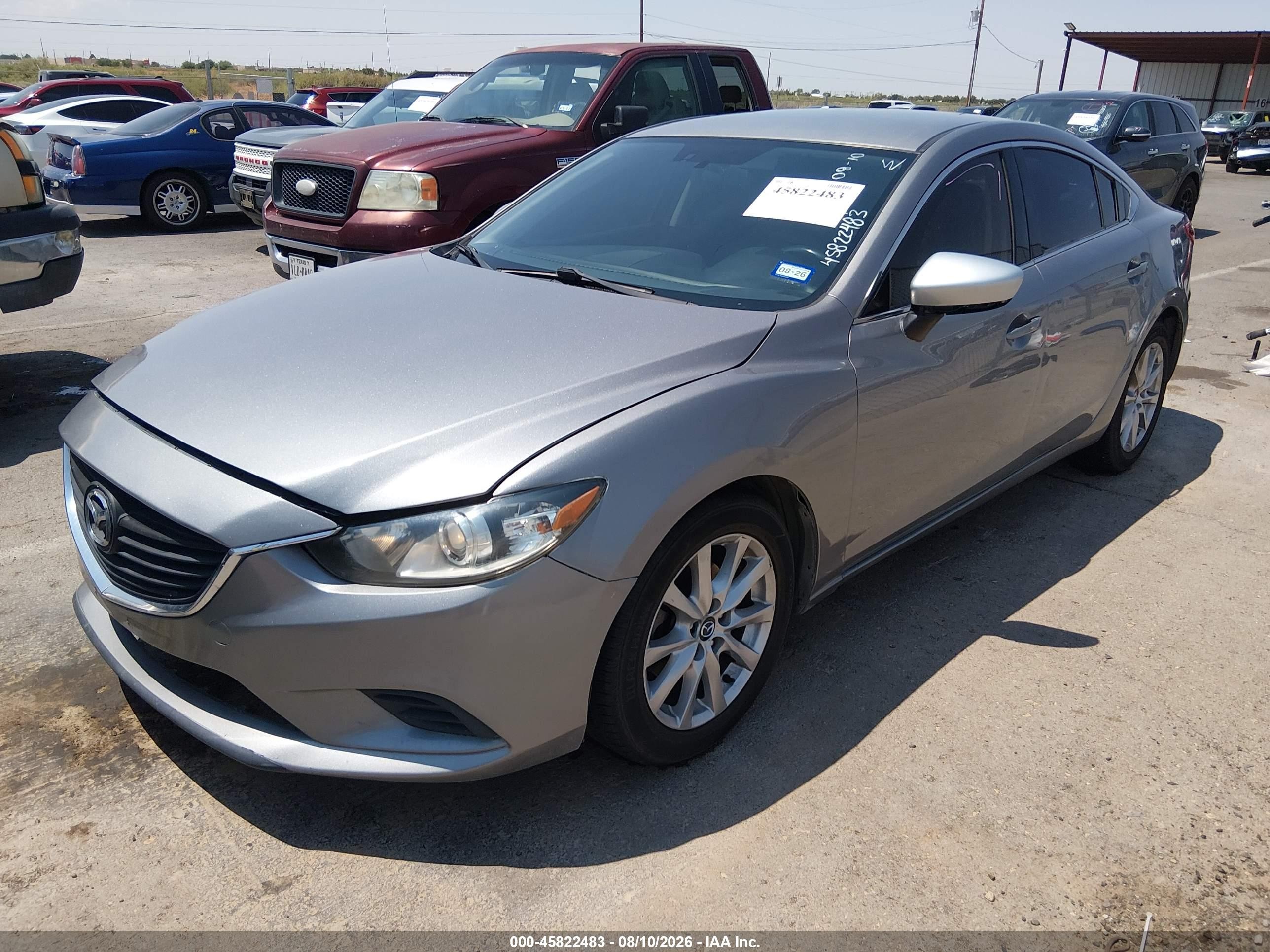 2015 Mazda 6 Sport Серый vin: JM1GJ1U5XF1224225