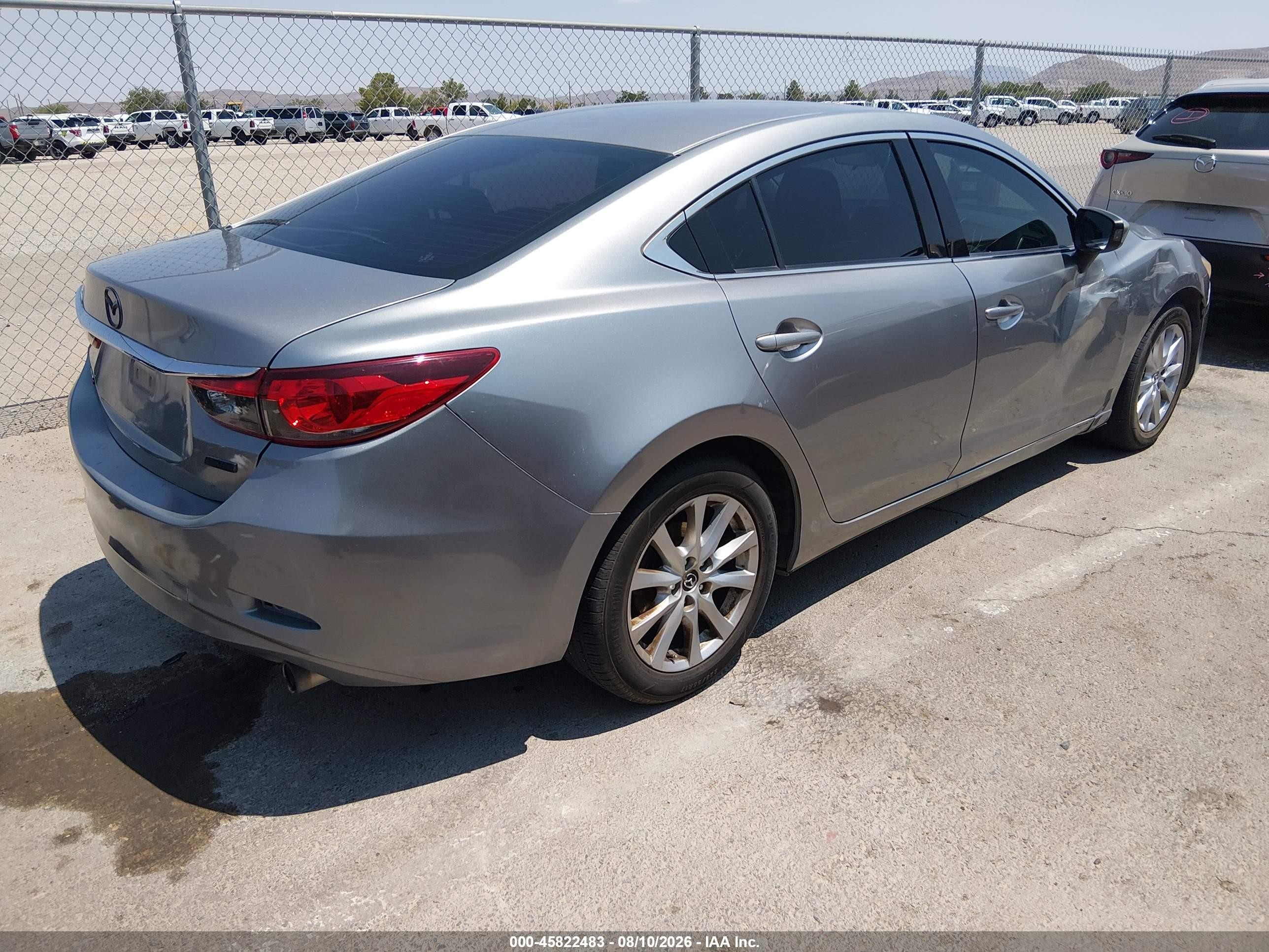 2015 Mazda 6 Sport Серый vin: JM1GJ1U5XF1224225