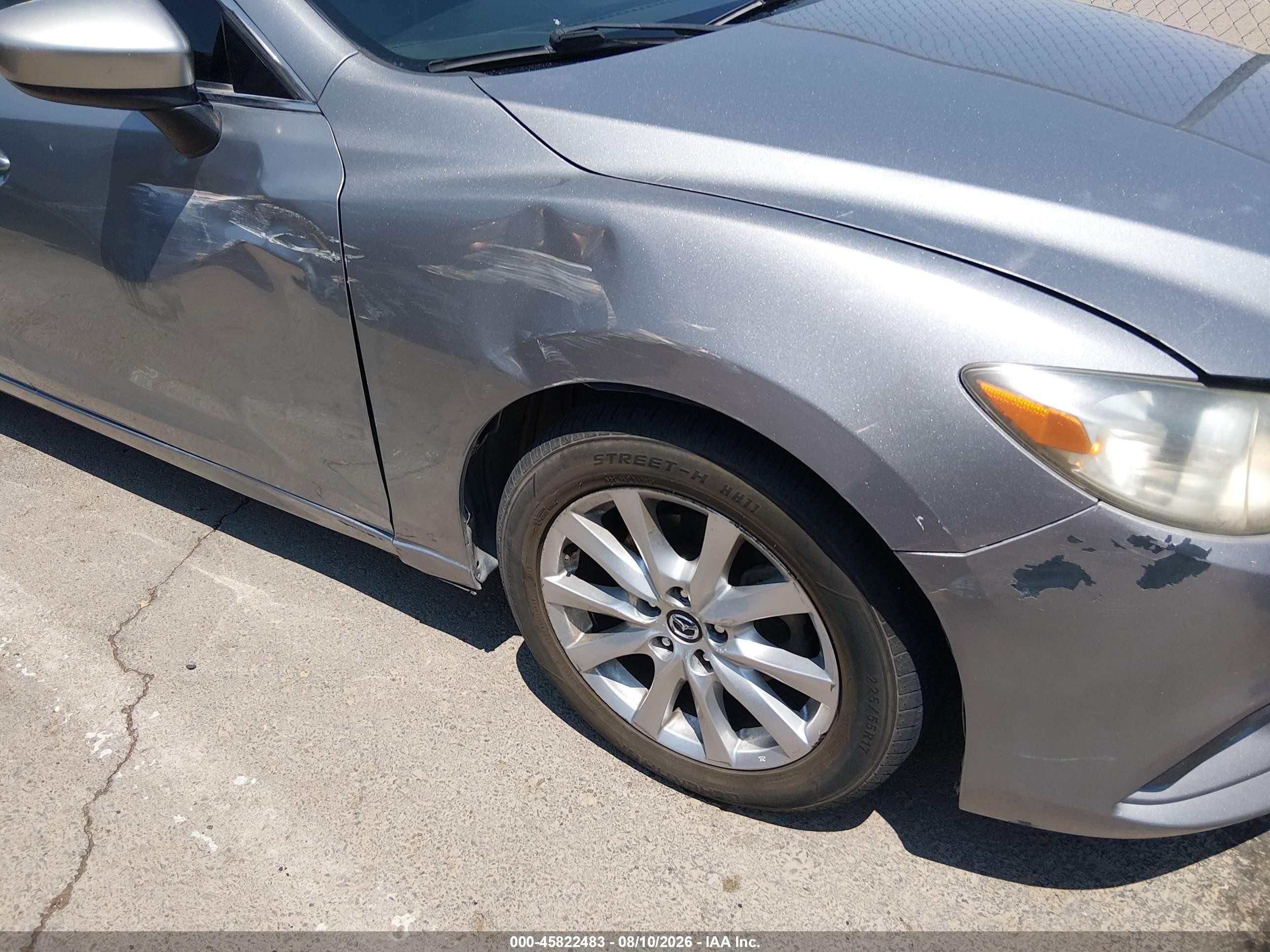 2015 Mazda 6 Sport Серый vin: JM1GJ1U5XF1224225