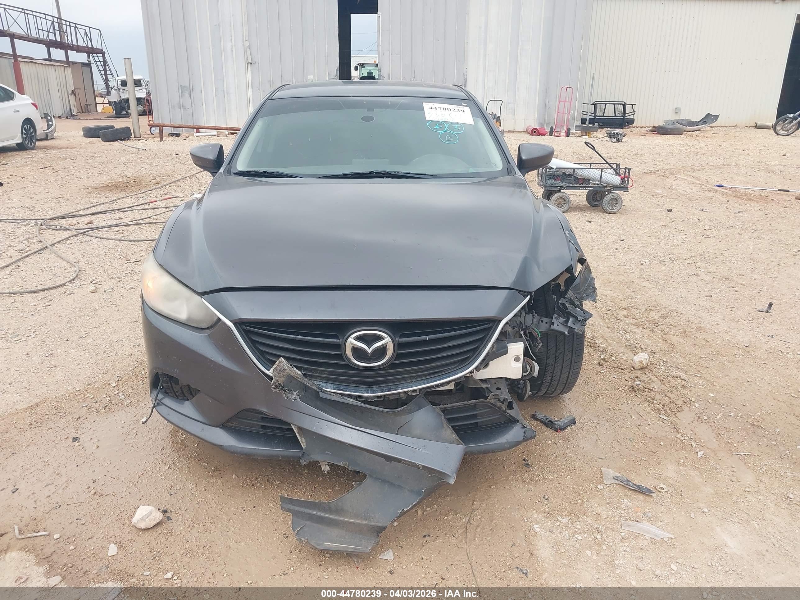 2016 Mazda Mazda6 I Sport Серый vin: JM1GJ1U5XG1468183
