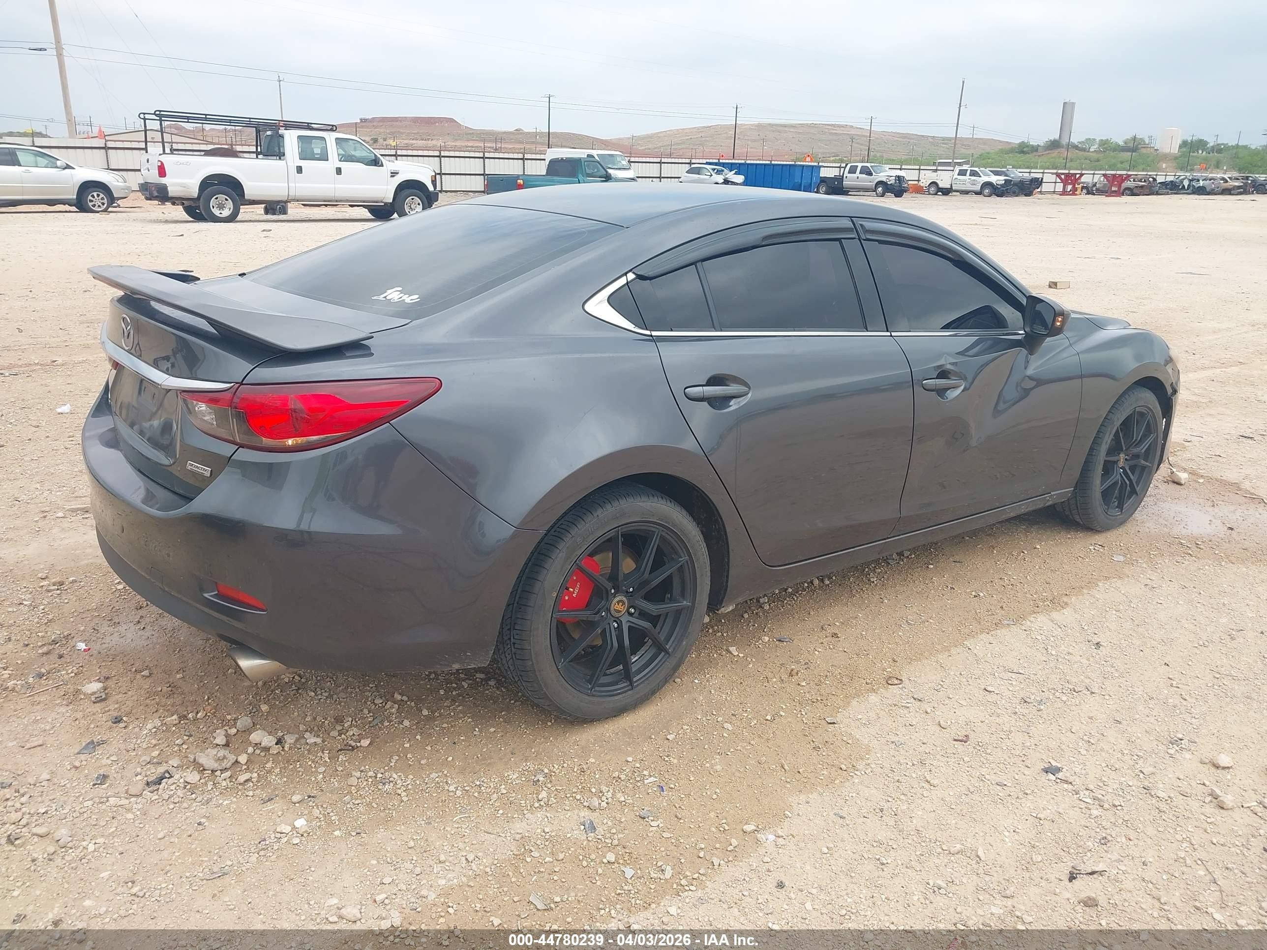 2016 Mazda Mazda6 I Sport Серый vin: JM1GJ1U5XG1468183