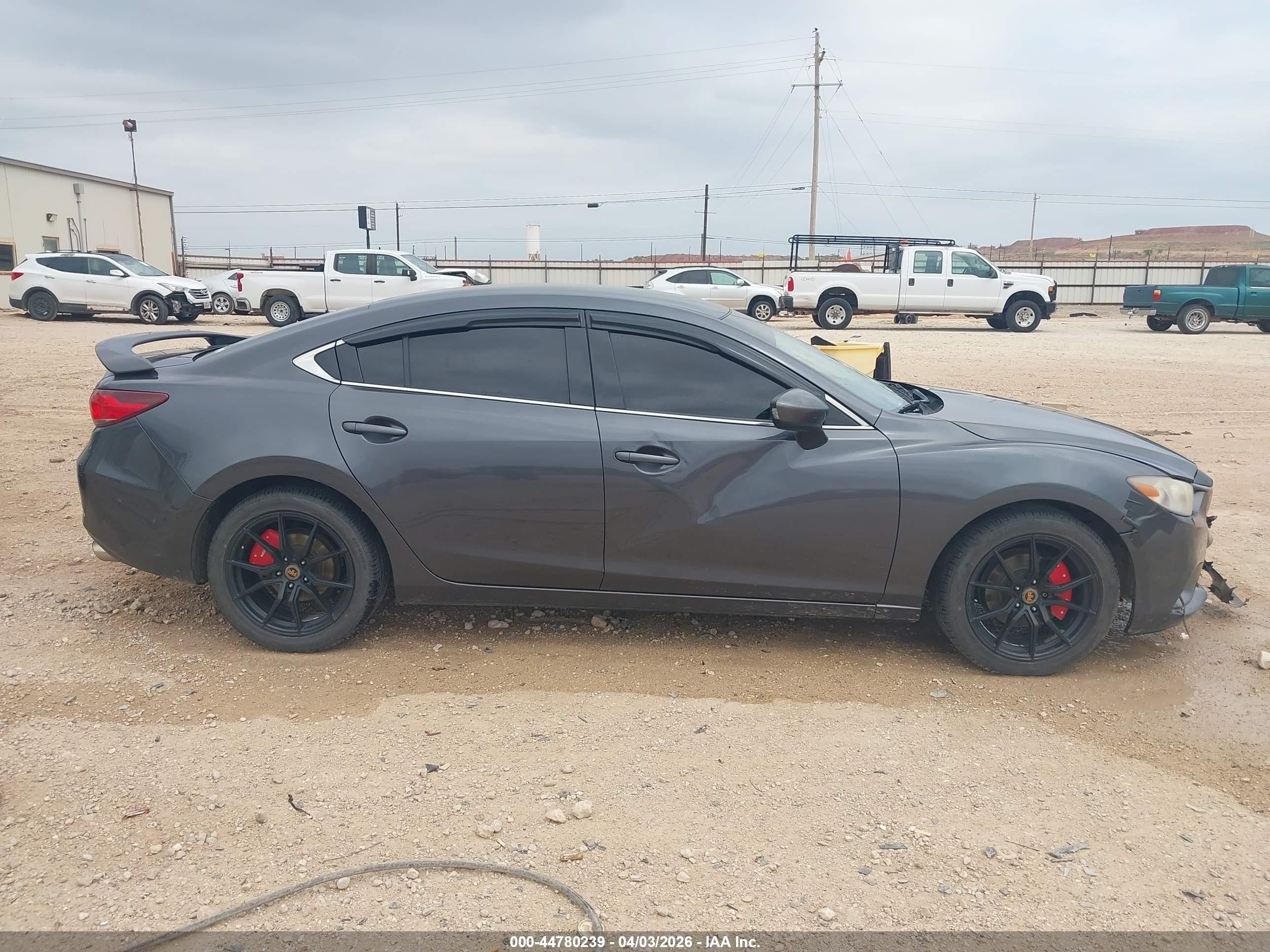 2016 Mazda Mazda6 I Sport Серый vin: JM1GJ1U5XG1468183