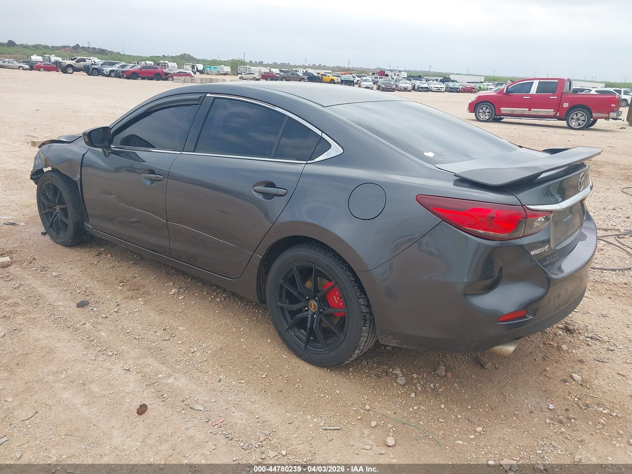 2016 Mazda Mazda6 I Sport Серый vin: JM1GJ1U5XG1468183