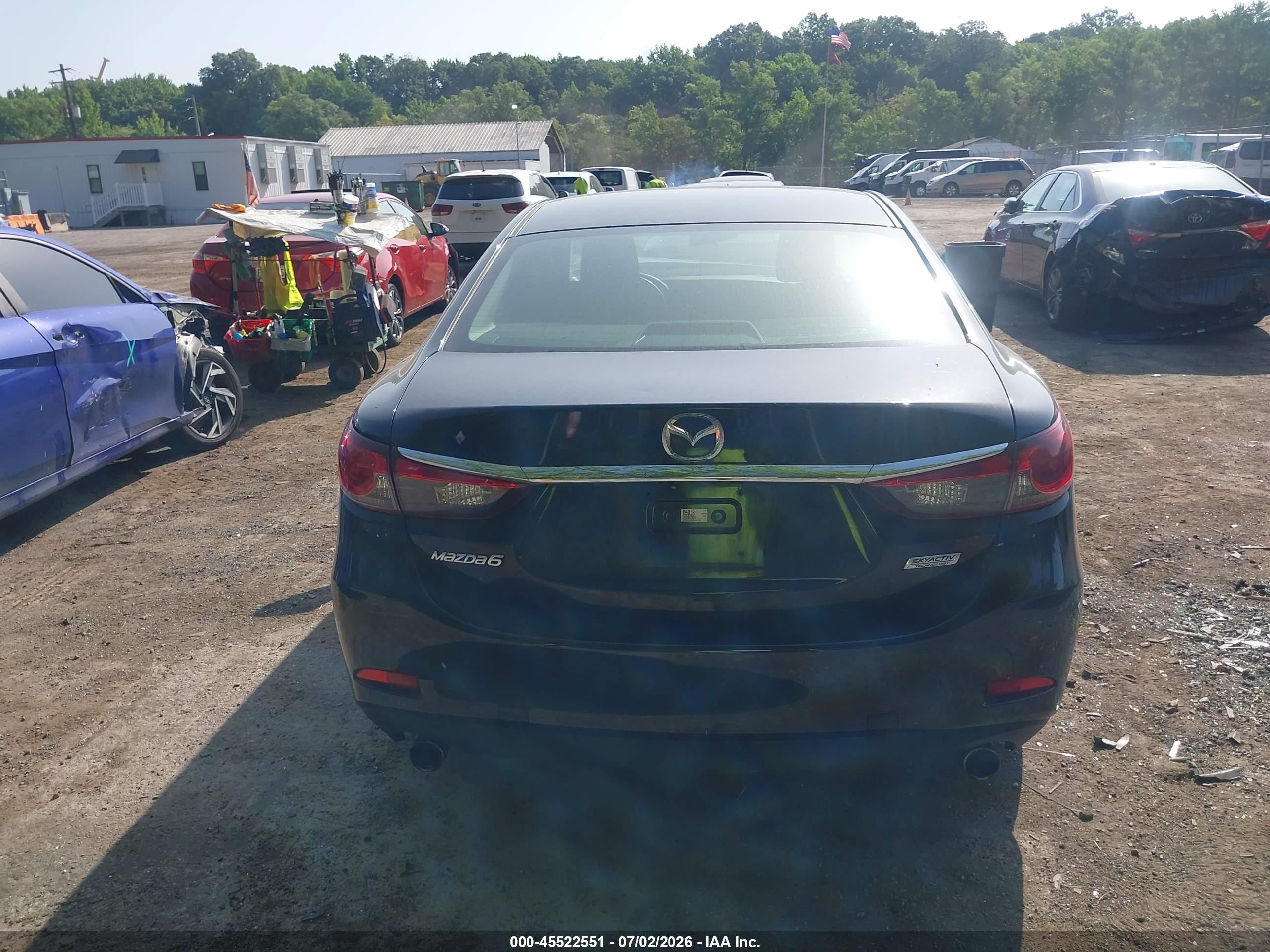 2015 Mazda Mazda6 I Sport Black vin: JM1GJ1U60F1168756