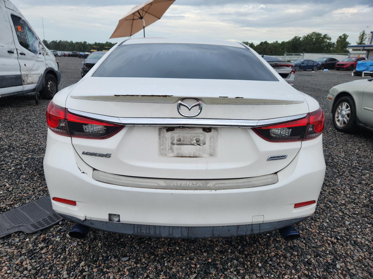 2015 Mazda 6 Sport White vin: JM1GJ1U61F1174422