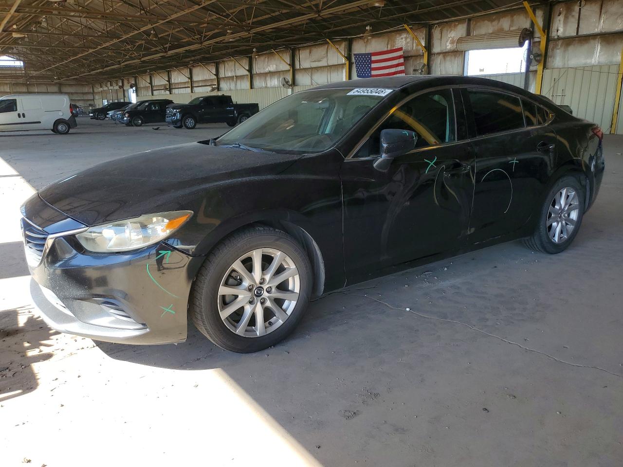 2015 Mazda 6 Sport Black vin: JM1GJ1U61F1175649