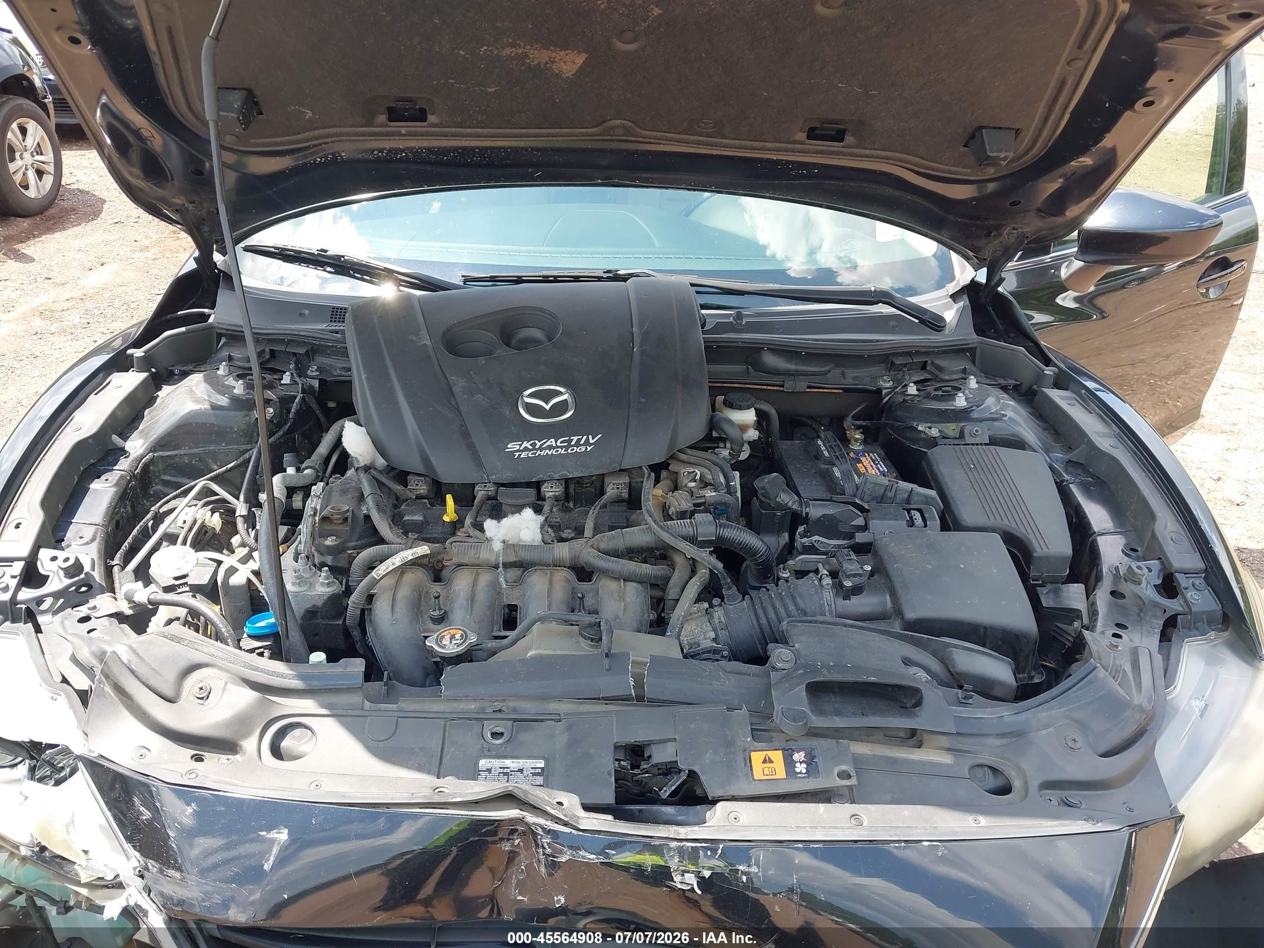 2014 Mazda Mazda6 I Sport Черный vin: JM1GJ1U63E1114768
